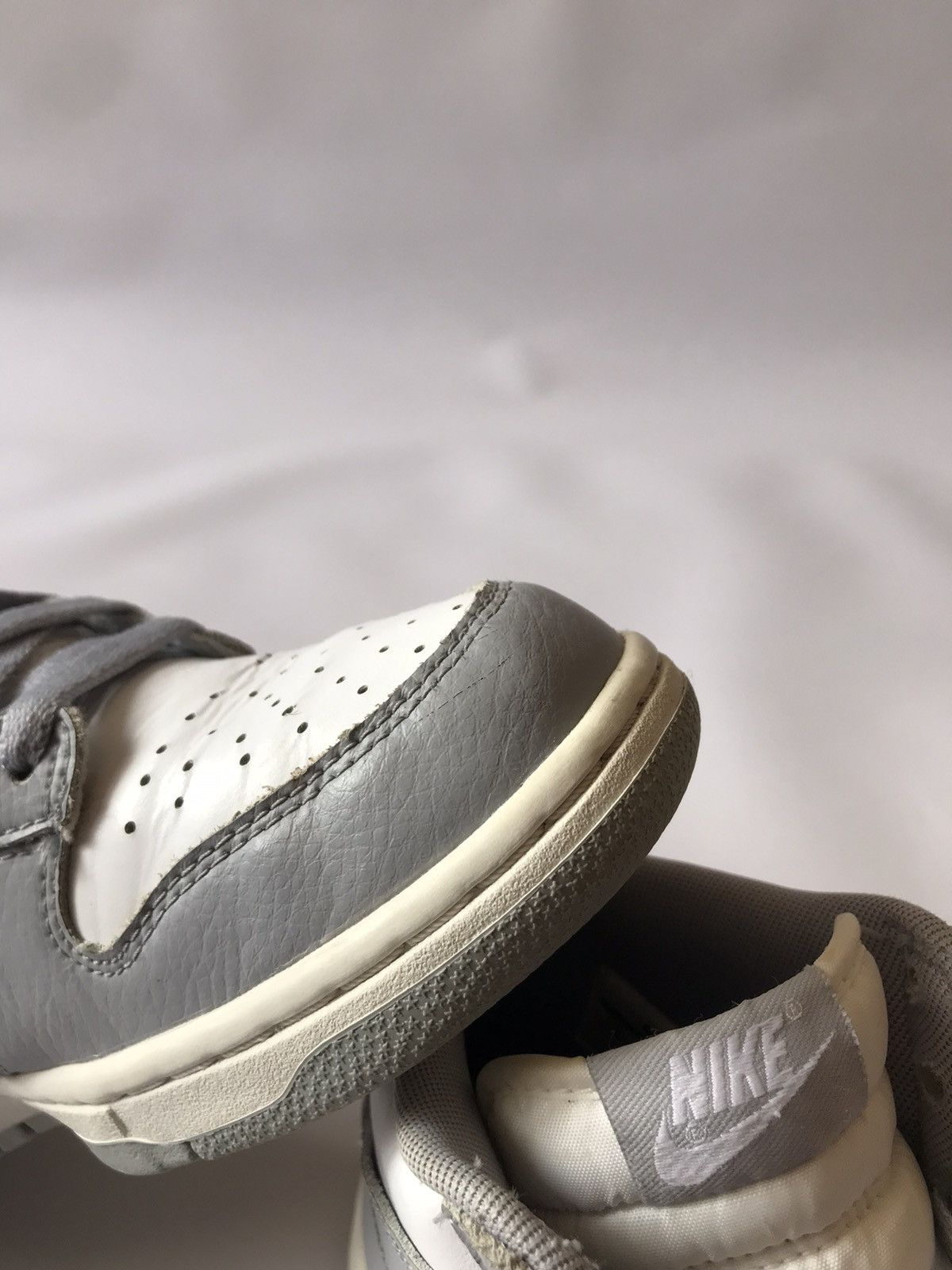 Nike 2016 Nike Dunk High White Wolf Grey WMNS Size US 7.5 / IT 37.5 - 13 Thumbnail