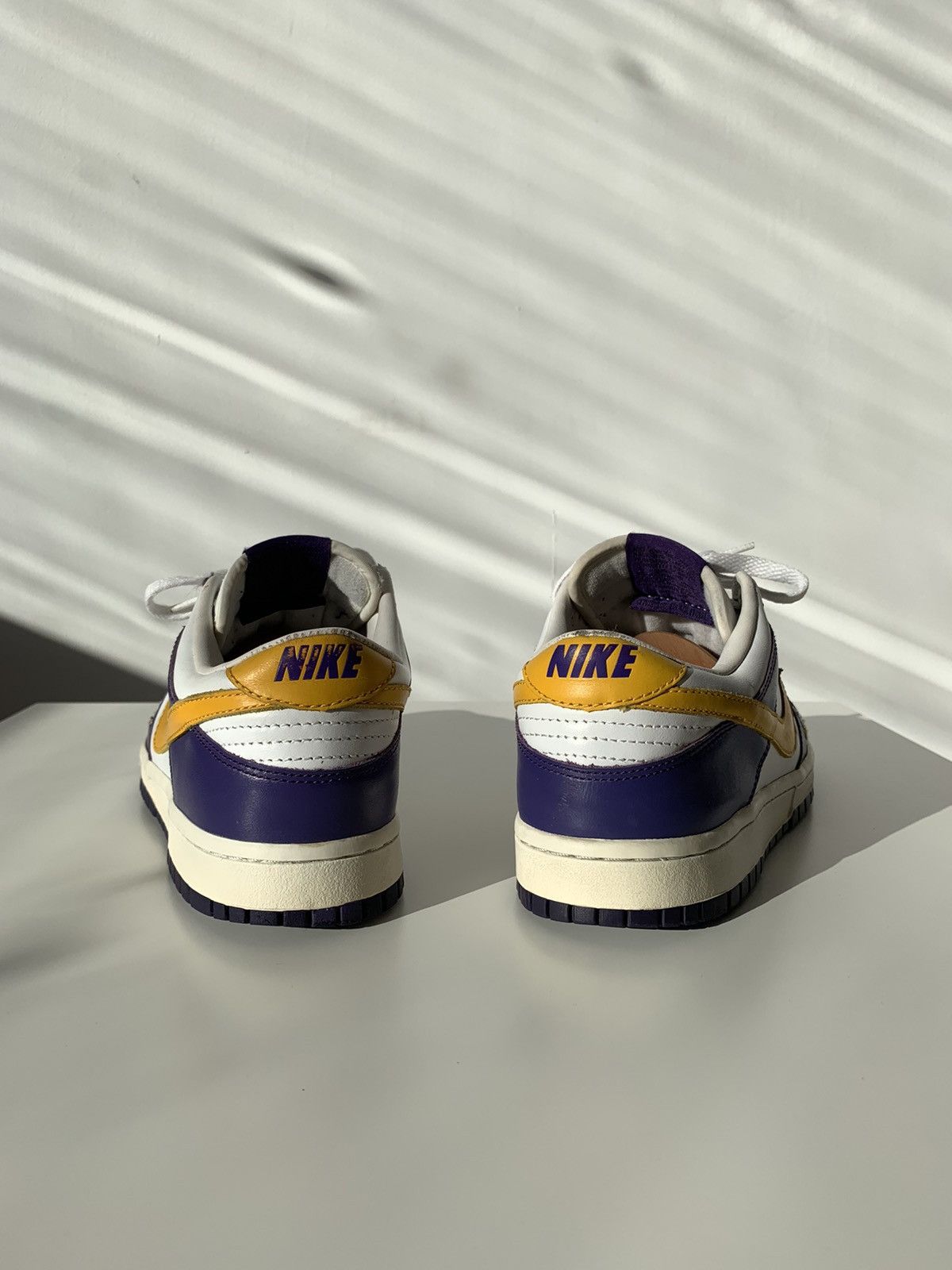 Nike × Vintage 2004 Nike Dunk "La" Lakers Yellow Del Sol/Court Purple Size US 7 / EU 40 - 8 Thumbnail