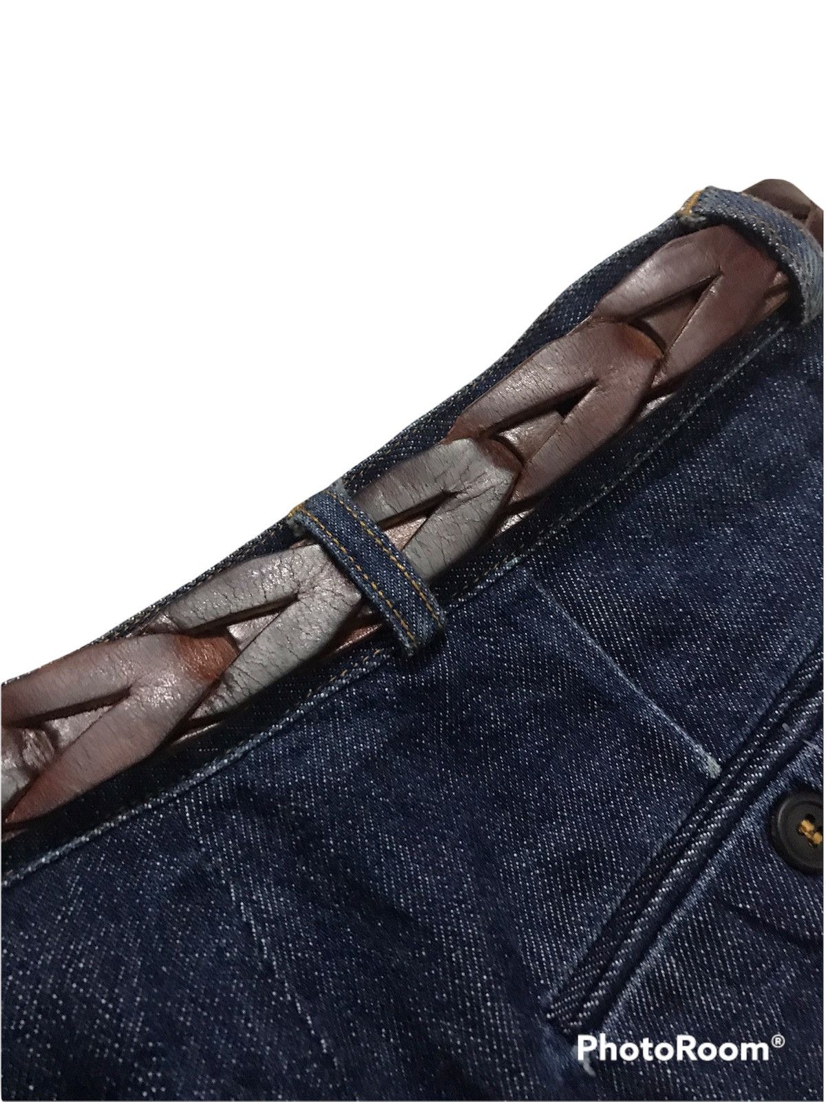 Leather × RRL Ralph Lauren × Ralph Lauren Vintage Polo Ralph Lauren England Leather Belt Size ONE SIZE - 10 Thumbnail
