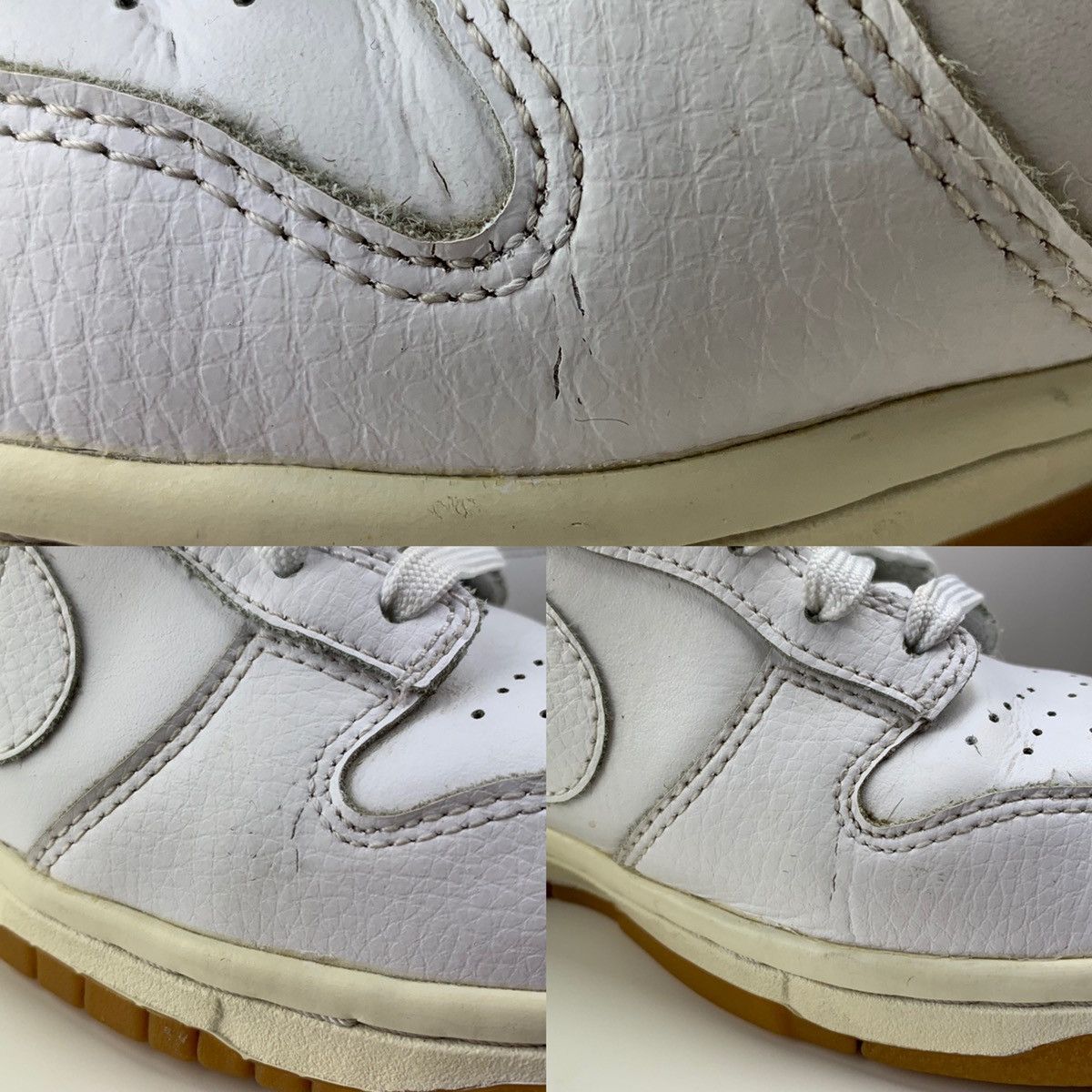 Nike 2016 Nike Dunk Low Triple White Gum Size US 7 / IT 37 - 10 Thumbnail