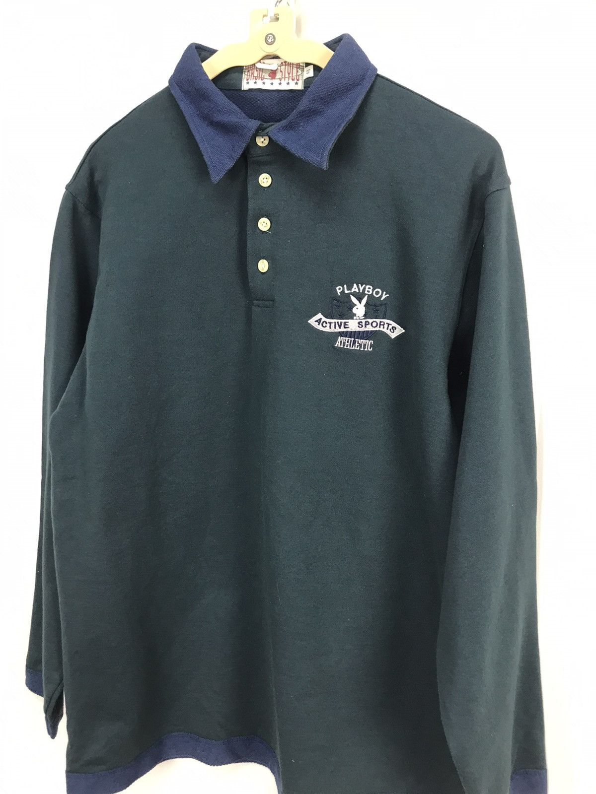 Playboy × Vintage Vintage playboy embroidered logo long sleeve shirt Size US M / EU 48-50 / 2 - 6 Thumbnail