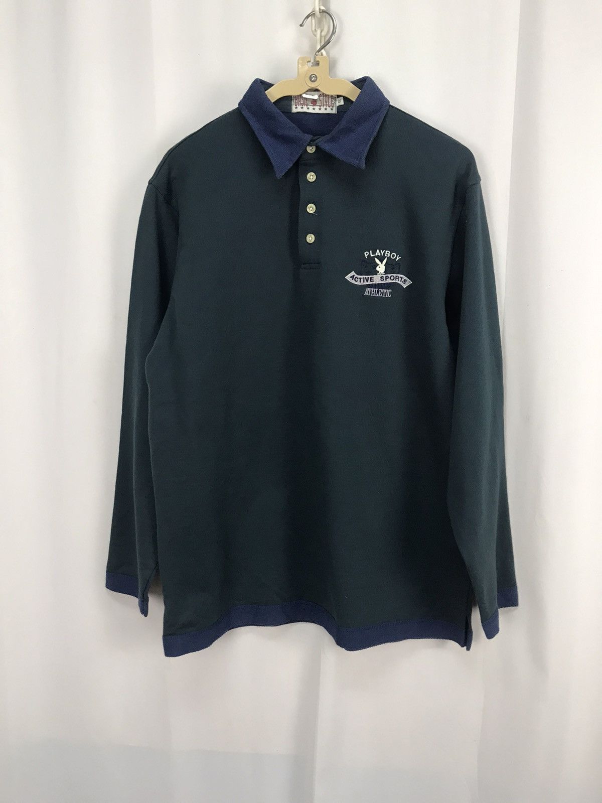 Playboy × Vintage Vintage playboy embroidered logo long sleeve shirt Size US M / EU 48-50 / 2 - 8 Thumbnail