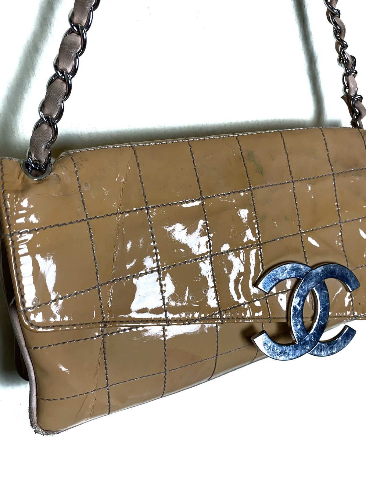 Chanel Vintage Authentic CHANEL CC Shoulder Bag Size ONE SIZE - 4 Thumbnail