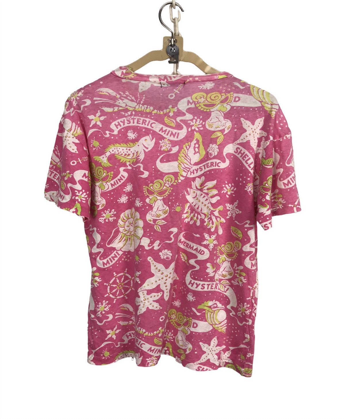 Hysteric Glamour × Japanese Brand hysteric mini mermaid fullprint distressed tshirt Size S / US 4 / IT 40 - 2 Thumbnail