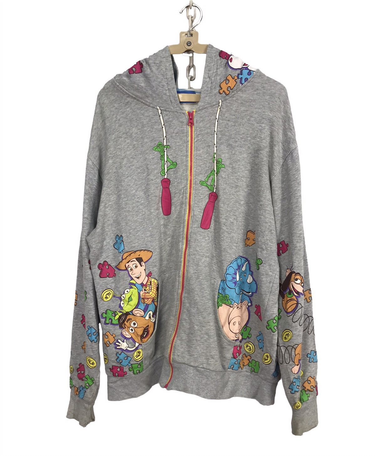 Cartoon Network × Disney Toy story distressed zipper hoodie by Tokyo Disney resort Size US M / EU 48-50 / 2 - 1 Thumbnail