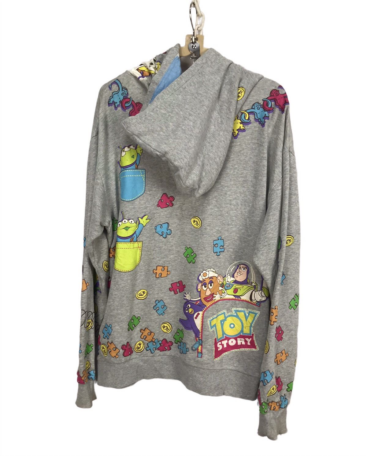 Cartoon Network × Disney Toy story distressed zipper hoodie by Tokyo Disney resort Size US M / EU 48-50 / 2 - 2 Thumbnail