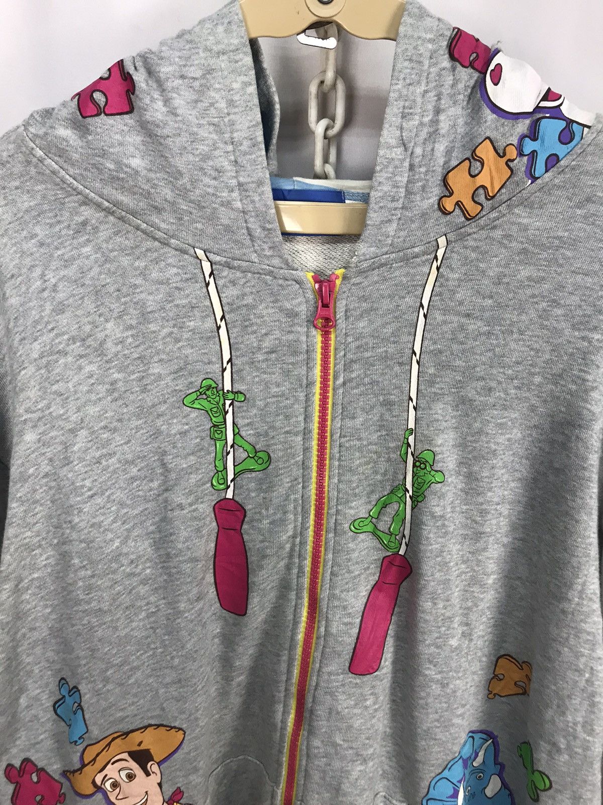 Cartoon Network × Disney Toy story distressed zipper hoodie by Tokyo Disney resort Size US M / EU 48-50 / 2 - 6 Thumbnail