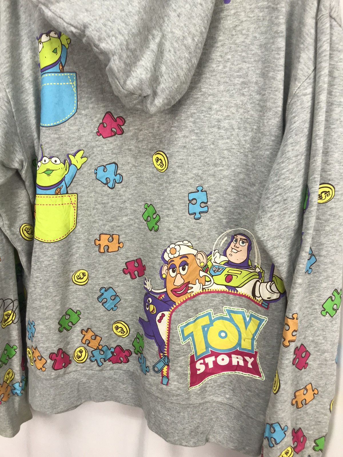 Cartoon Network × Disney Toy story distressed zipper hoodie by Tokyo Disney resort Size US M / EU 48-50 / 2 - 9 Thumbnail