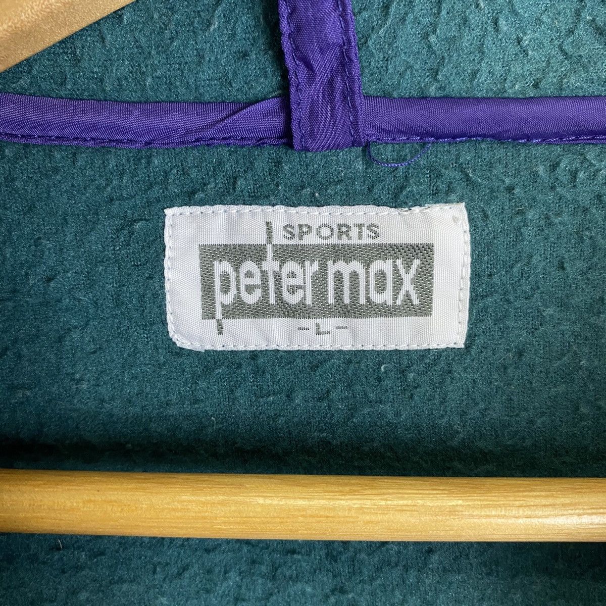 Vintage Vintage PETER MAX Sports Outdoor Fleece Sweatshirt Pullover Size US L / EU 52-54 / 3 - 6 Thumbnail