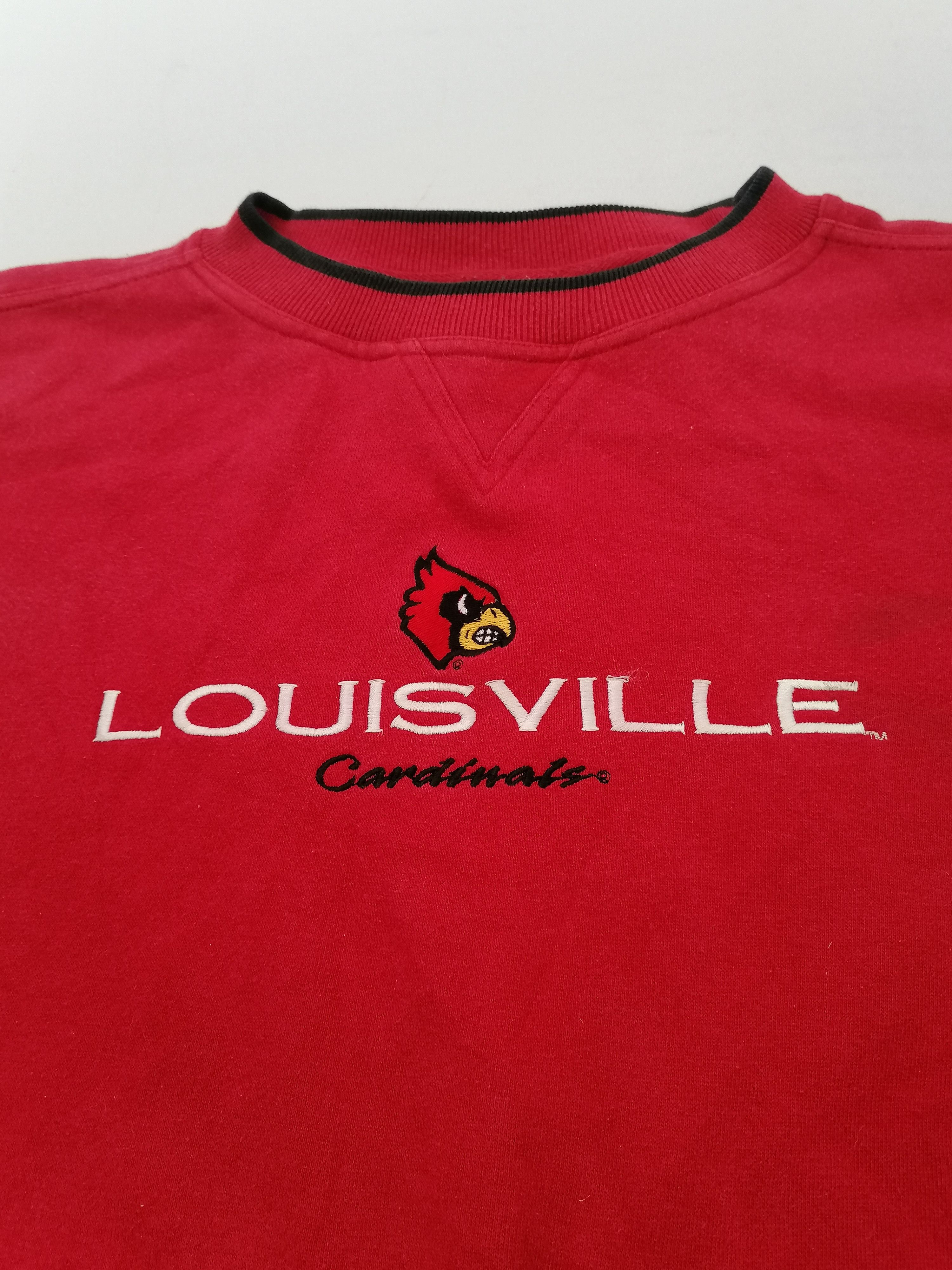 Other Louisville Cardinals Embroidered Sweatshirt Size US XXL / EU 58 / 5 - 2 Thumbnail
