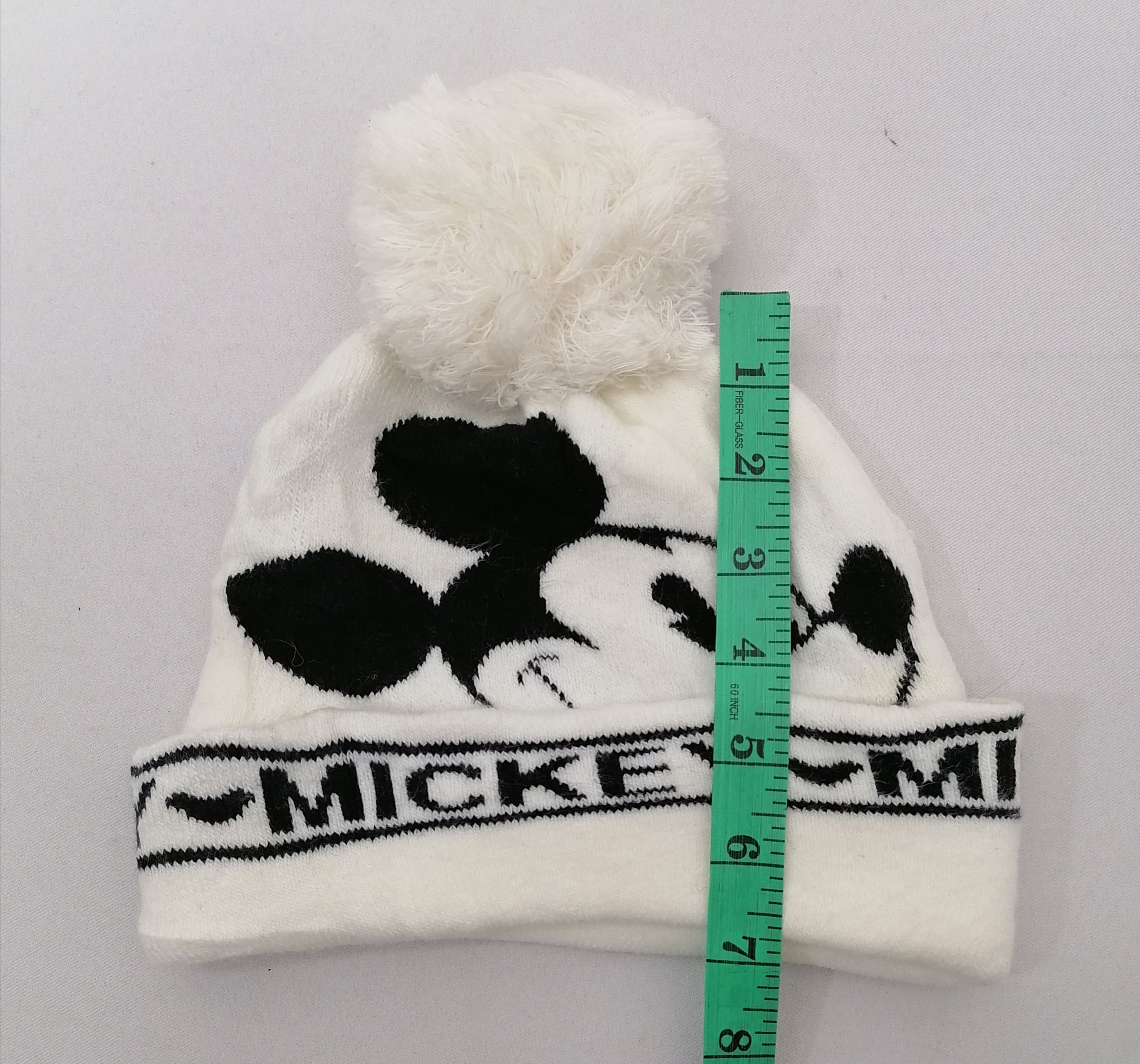 Disney × Mickey Mouse × Vintage Mickey Mouse Big Design Beanie Hat Size ONE SIZE - 3 Thumbnail