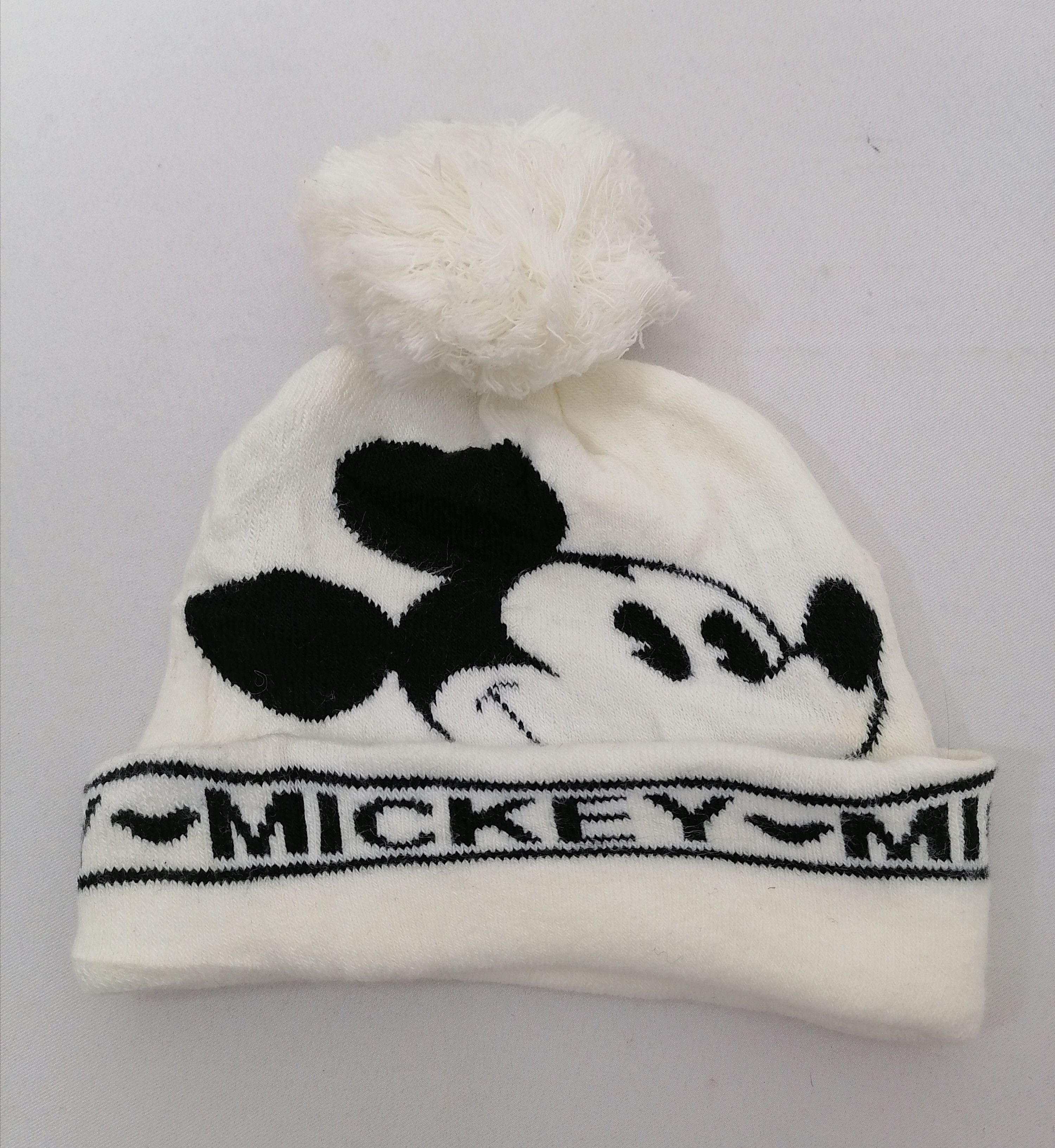 Disney × Mickey Mouse × Vintage Mickey Mouse Big Design Beanie Hat Size ONE SIZE - 1 Thumbnail