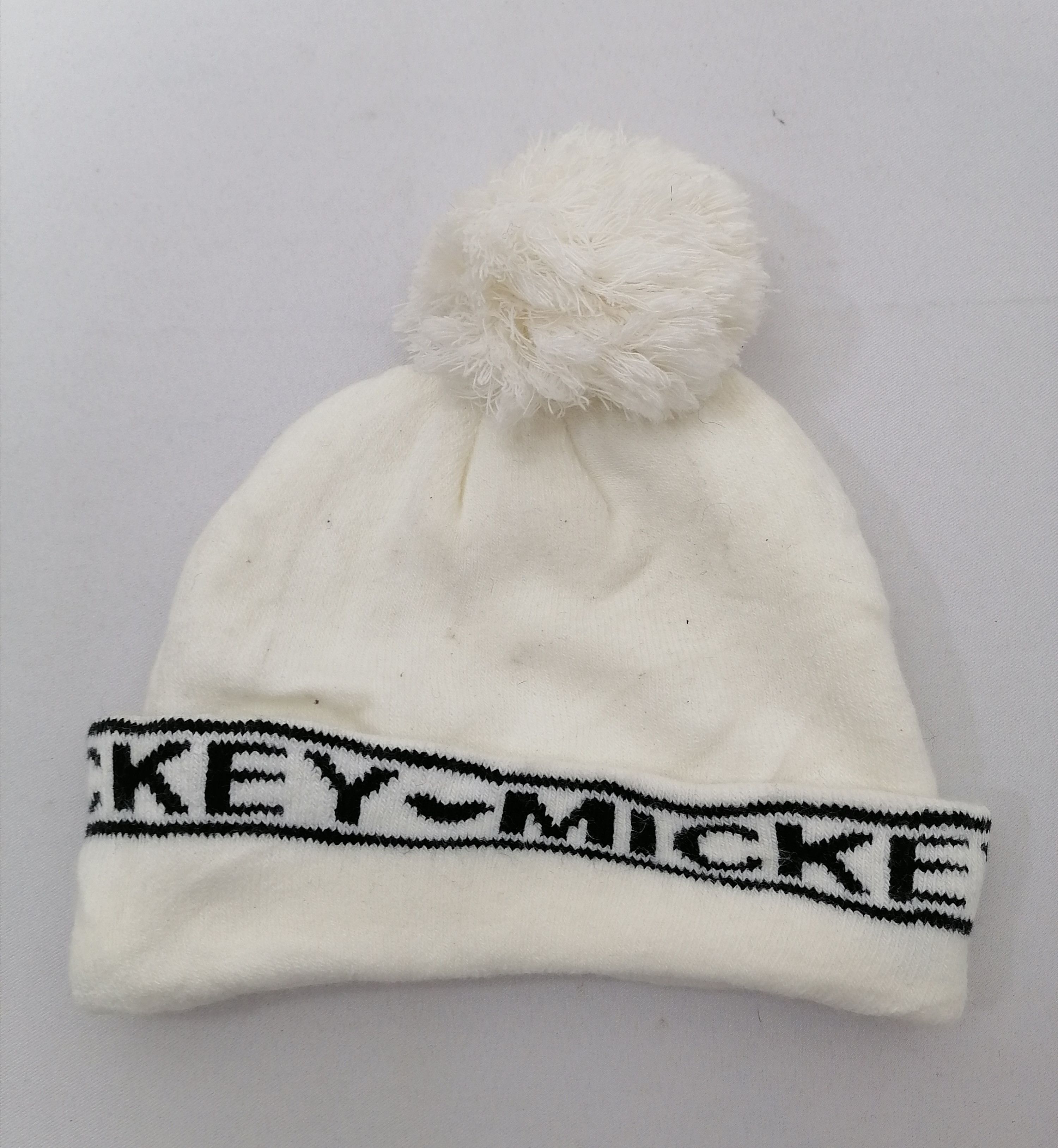 Disney × Mickey Mouse × Vintage Mickey Mouse Big Design Beanie Hat Size ONE SIZE - 2 Thumbnail