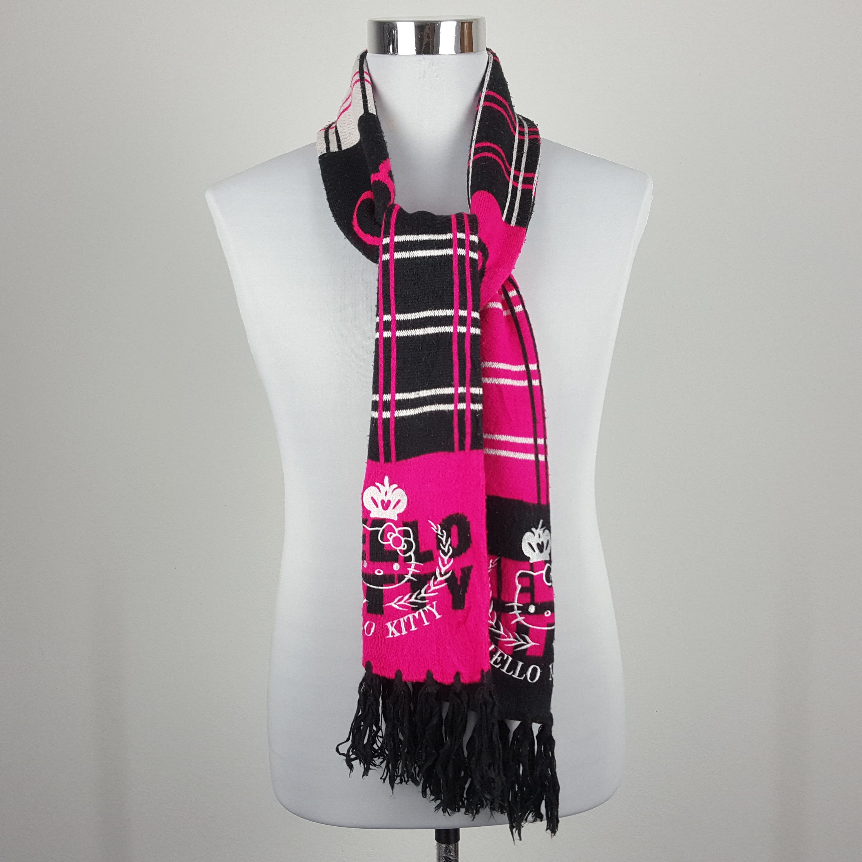 Cartoon Network × Japanese Brand × Vintage Vintage Hello Kitty Muffler Scarves Size ONE SIZE - 1 Thumbnail