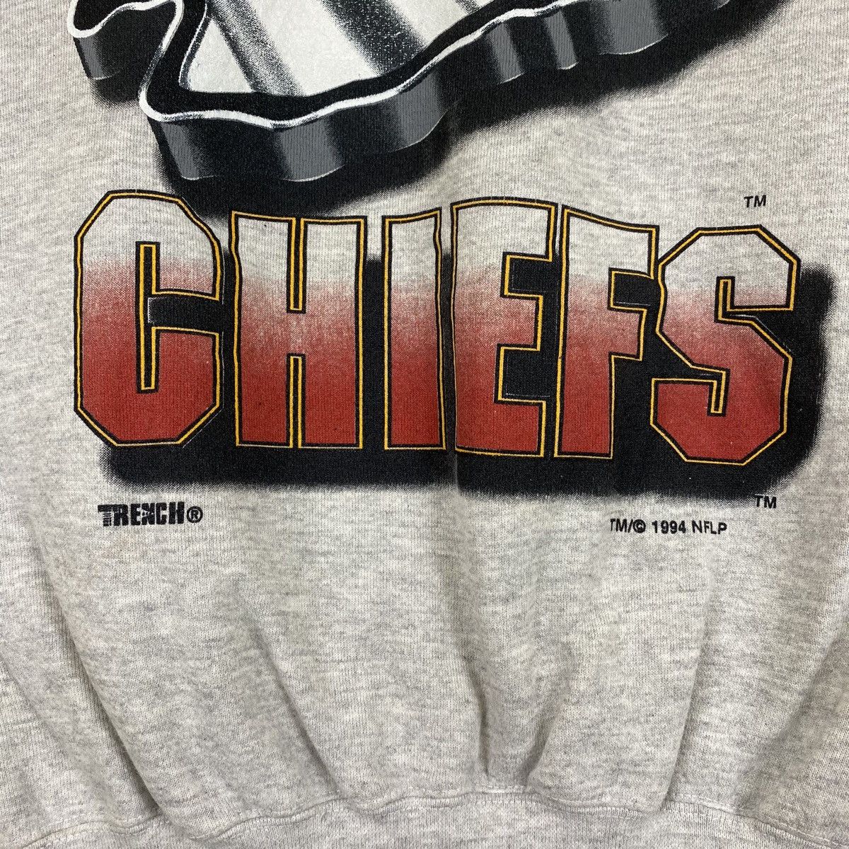 NFL Vintage KANSAS CITY CHIEF NFL Team Big Logo Sweatshirt Size US XL / EU 56 / 4 - 5 Thumbnail