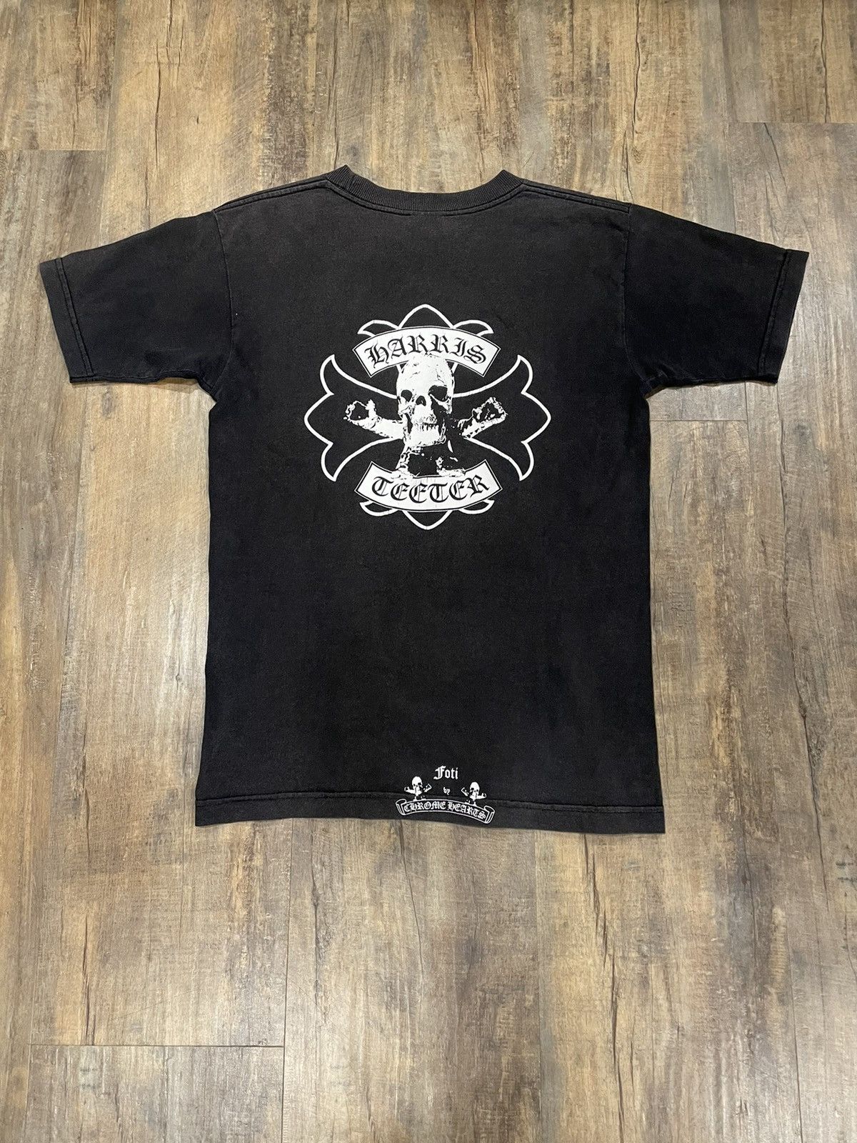 Chrome Hearts Rare Chrome Hearts Foti Plus Cross Harris Teeter Logo Tee 