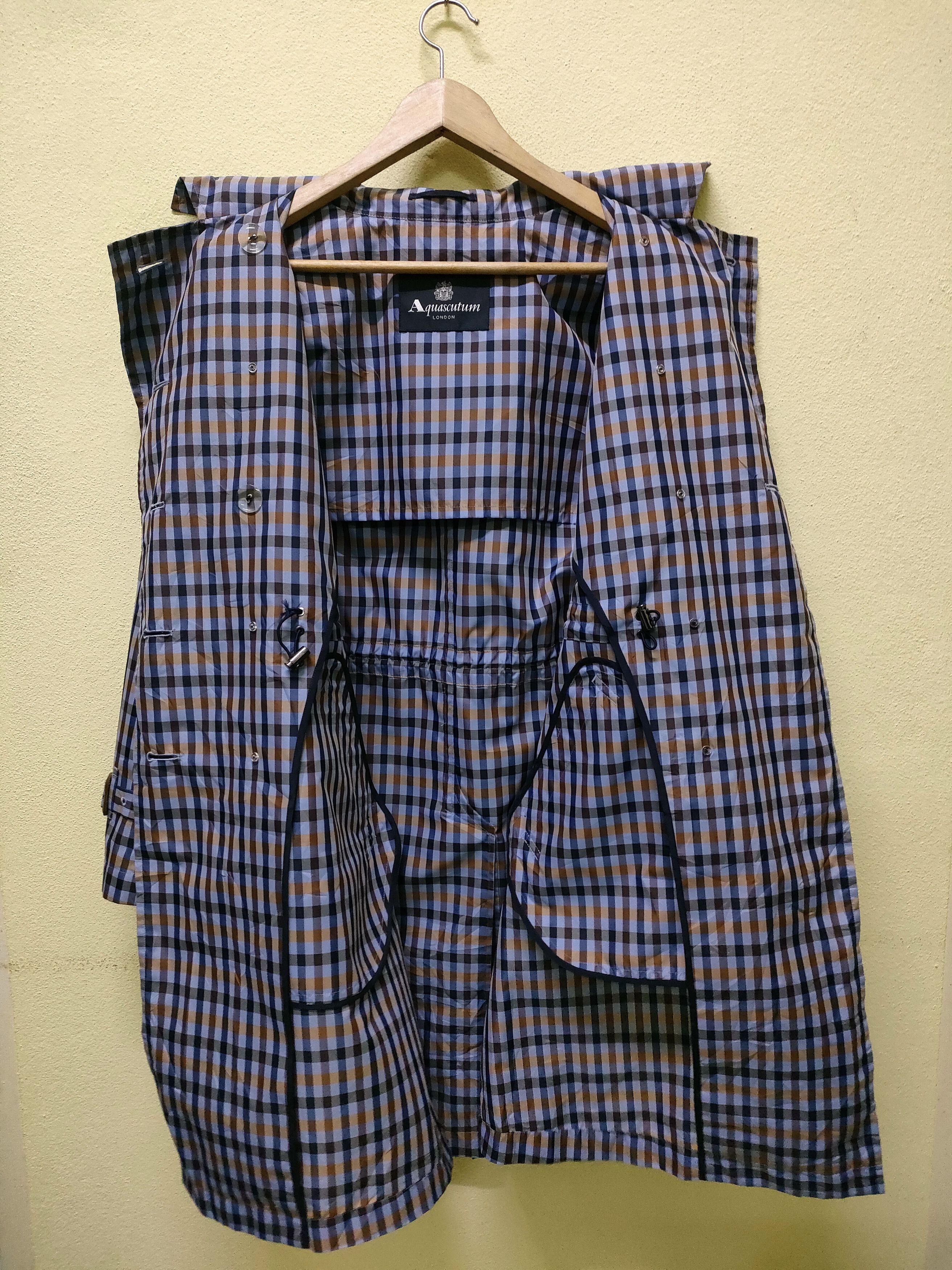 Aquascutum Aquascutum London Check Trenchcoat Size US S / EU 44-46 / 1 - 5 Thumbnail
