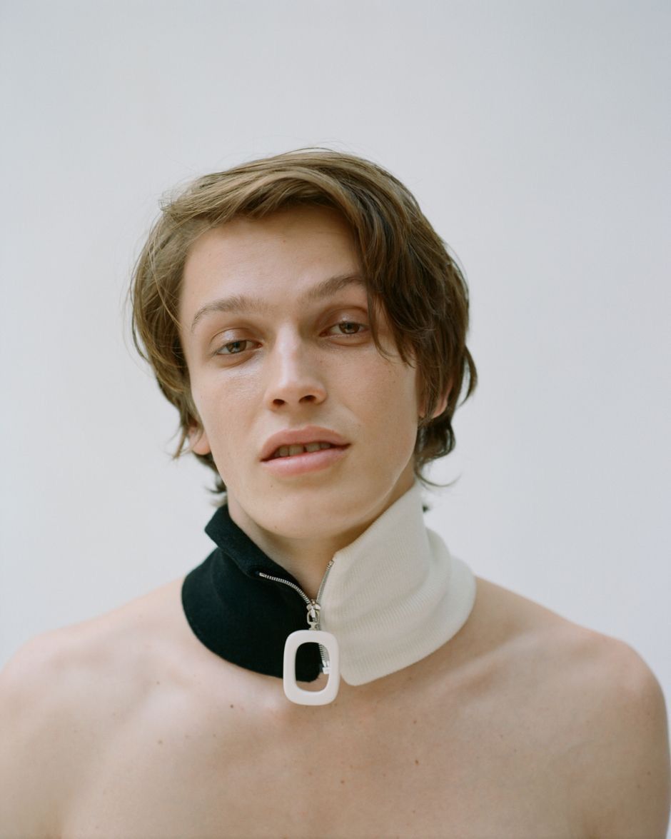 JW Anderson JW Anderson Pink Zip Up Neck Band Scarf Size ONE SIZE - 5 Thumbnail