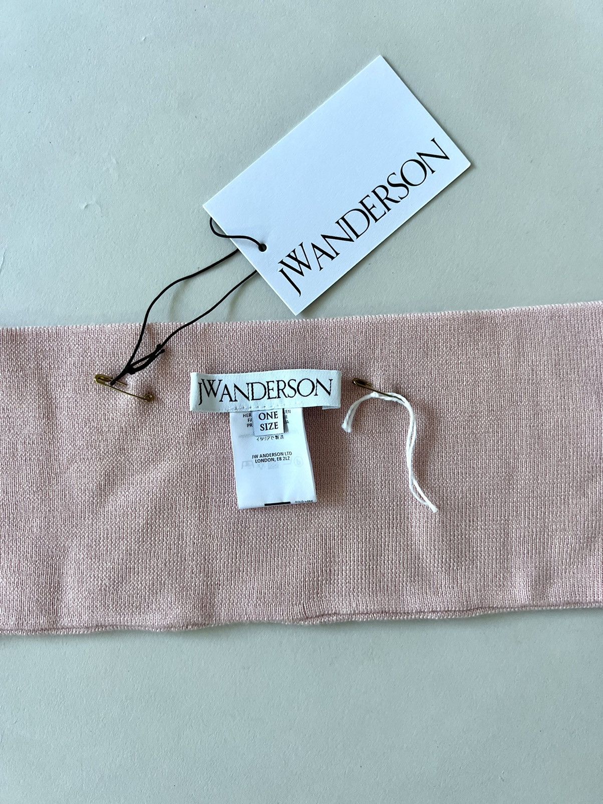 JW Anderson JW Anderson Pink Zip Up Neck Band Scarf Size ONE SIZE - 4 Thumbnail
