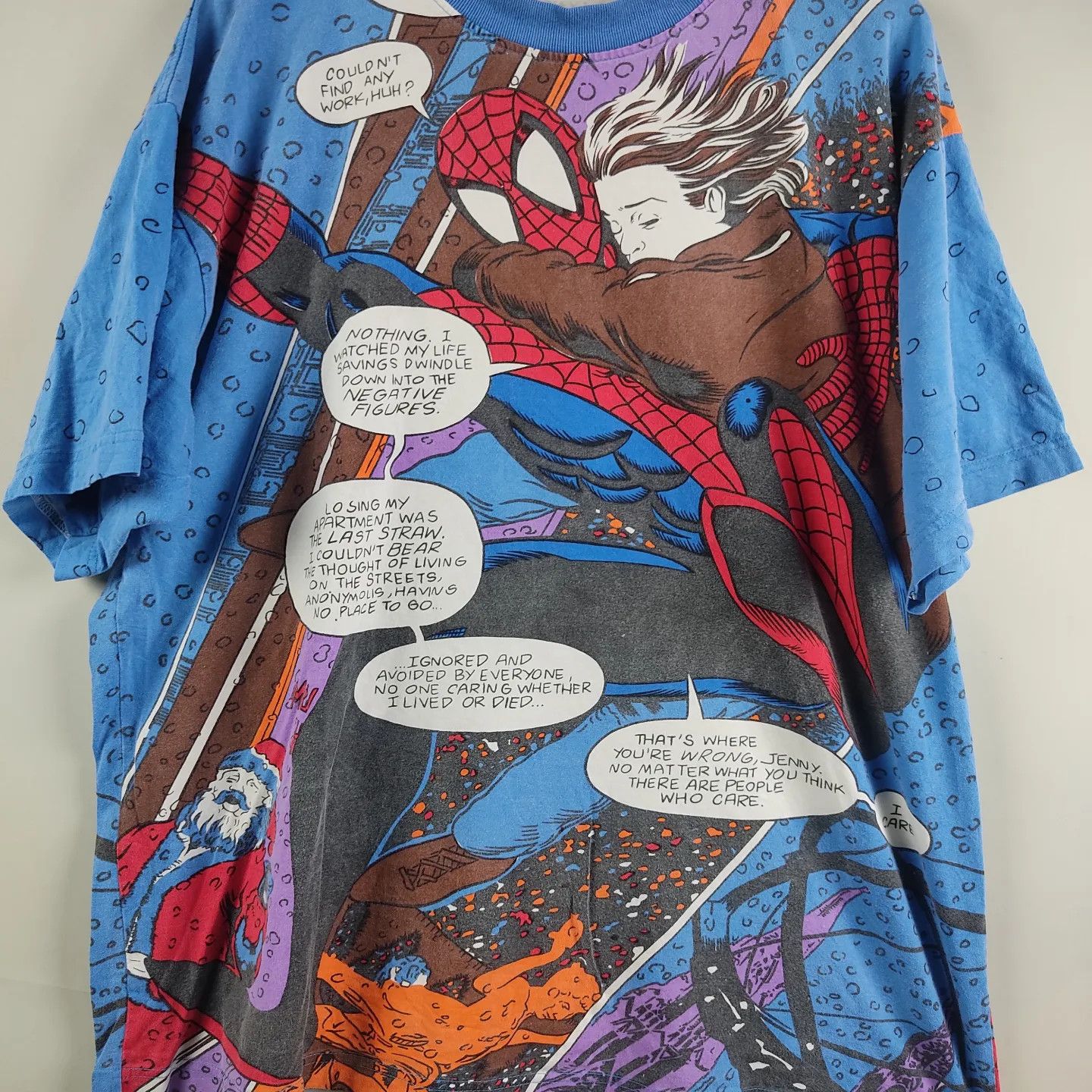 Marvel Comics × Vintage 90's Spiderman All Over Print Size US XL / EU 56 / 4 - 2 Thumbnail