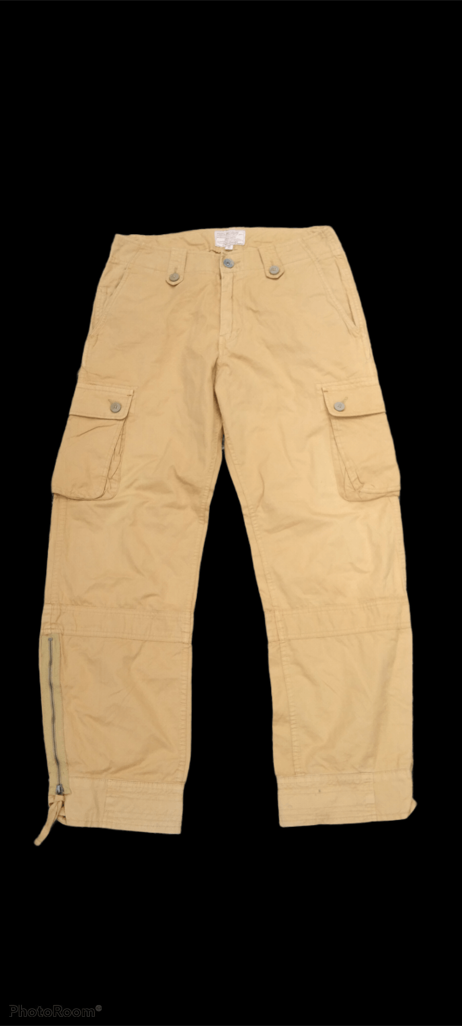 image of Hype Japanese Tactical Bondage Cargo Purple And Yellow Parachute in Mustard, Men's (Size 32)