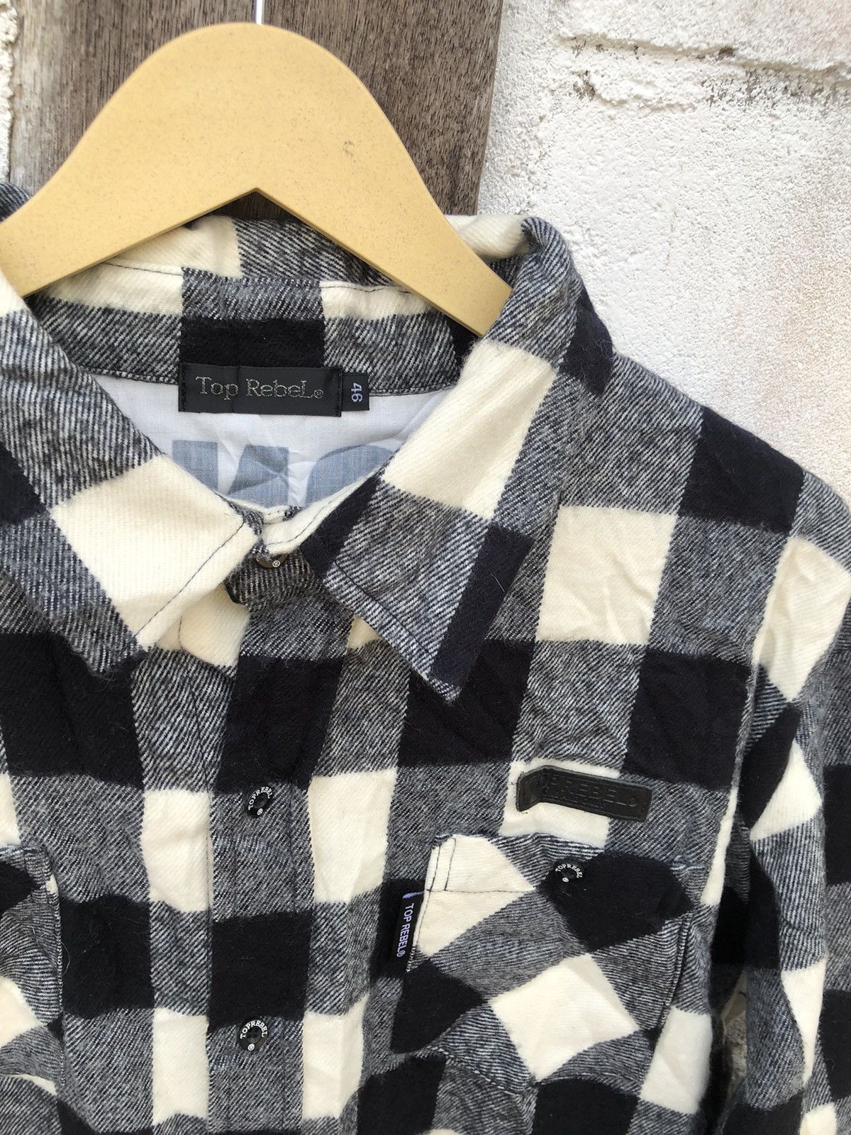 Flannel × Japanese Brand Top Rebel Checkered Flannel Destress Size US L / EU 52-54 / 3 - 5 Thumbnail