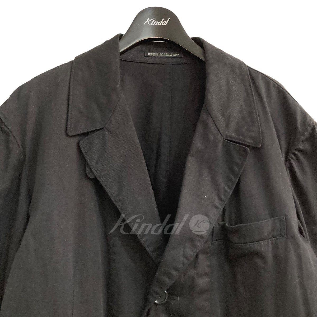 YOHJI YAMAMOTO pour homme 21AW COTTON TWILL LONG JACKET
