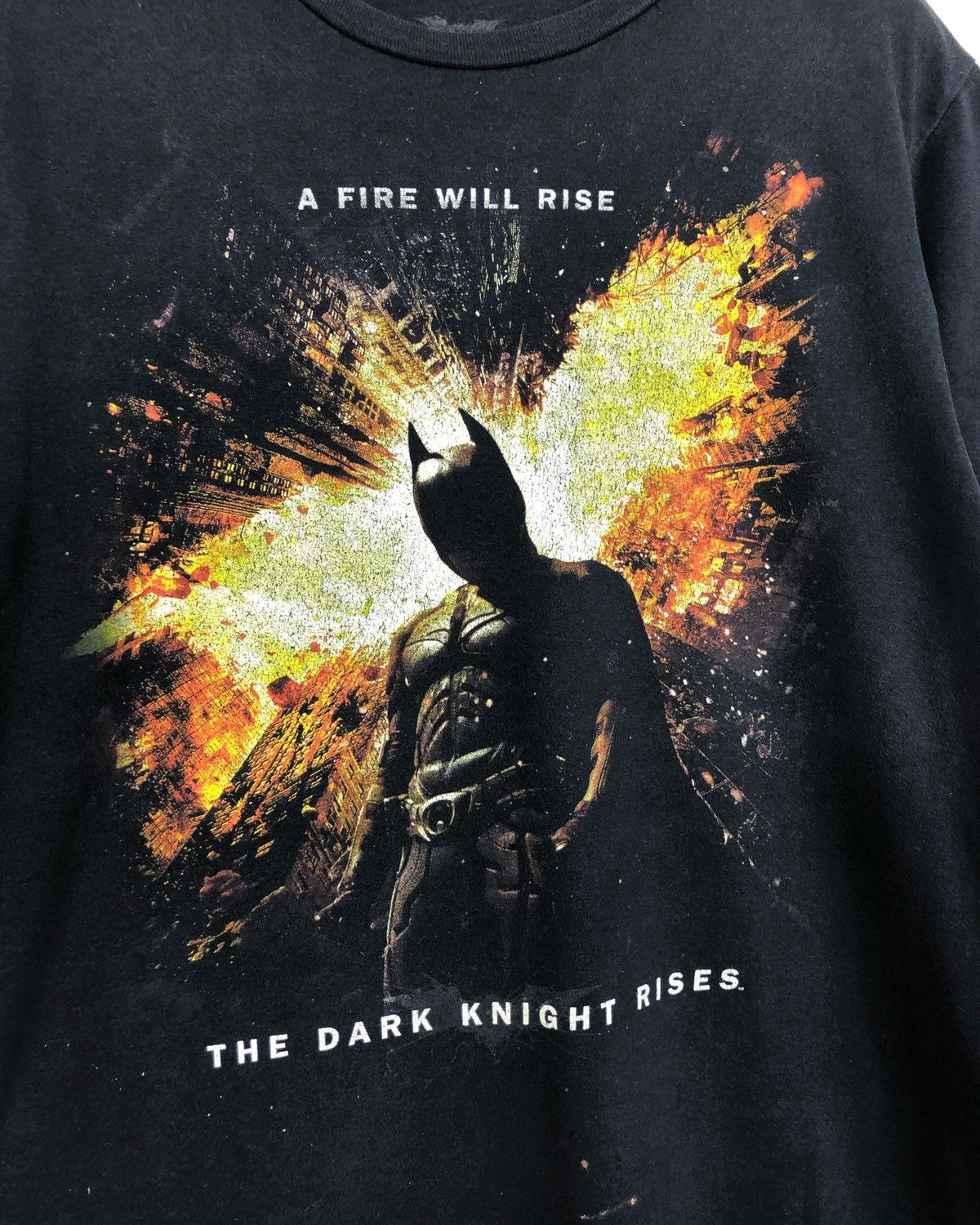DC Comics Rare The Dark Knight Rises Movie Tees / Batman Size US M / EU 48-50 / 2 - 3 Thumbnail