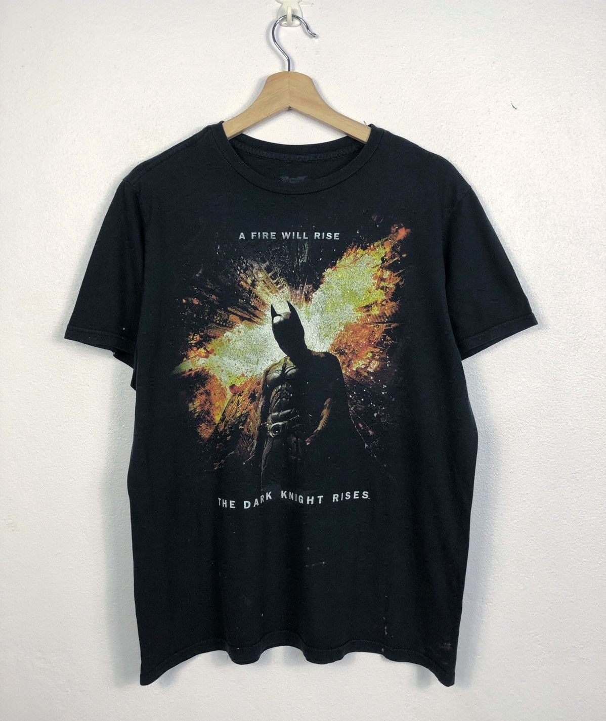 DC Comics Rare The Dark Knight Rises Movie Tees / Batman Size US M / EU 48-50 / 2 - 1 Thumbnail