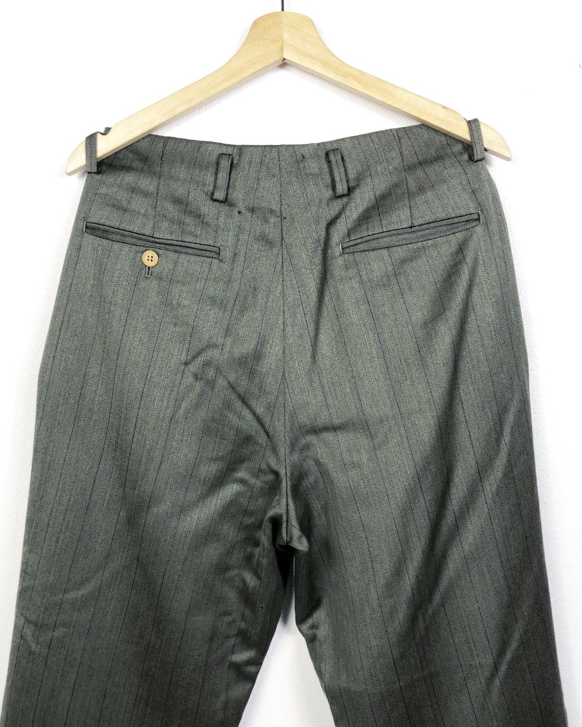 Moschino Rare Vintage Moschino Uomo Wool Slack Pants Size US 28 / EU 44 - 6 Thumbnail