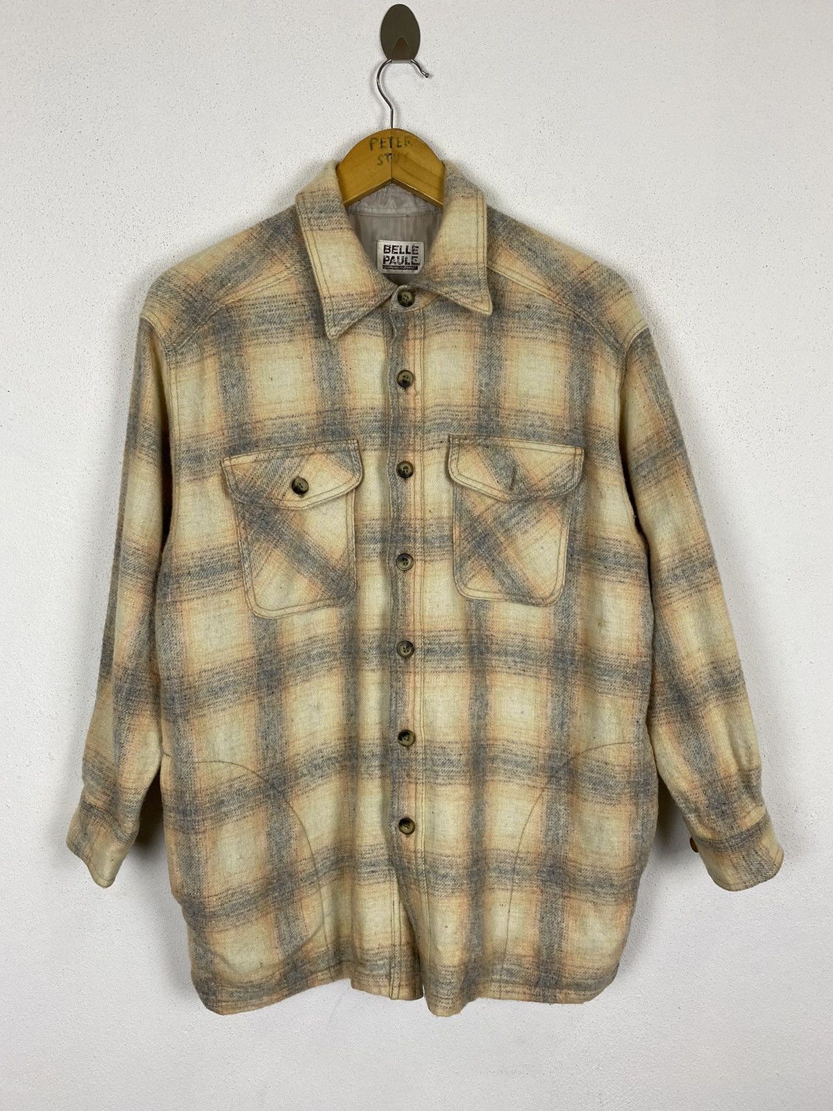 Flannel × Japanese Brand GK158 BELLE PAULE FLANNEL JACKET Size US M / EU 48-50 / 2 - 2 Thumbnail