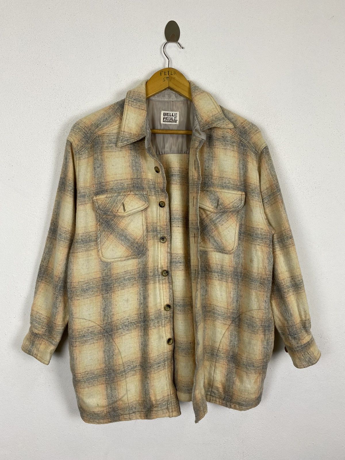 Flannel × Japanese Brand GK158 BELLE PAULE FLANNEL JACKET Size US M / EU 48-50 / 2 - 4 Thumbnail