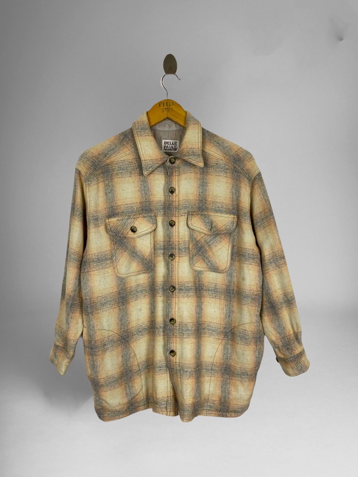 image of Gk158 Belle Paule Flannel Jacket, Men's (Size Medium)