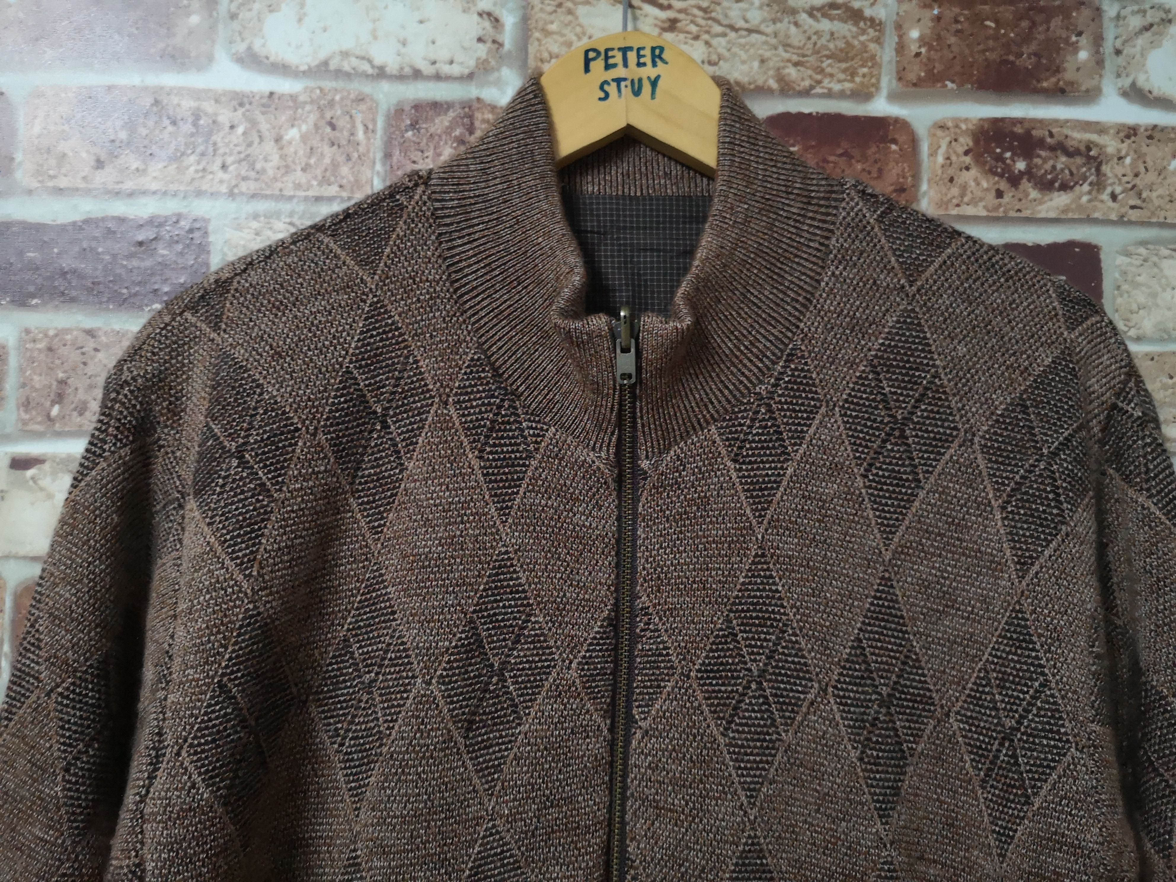 Japanese Brand NICE DESIGN REVESIBLE SWEATER Size US M / EU 48-50 / 2 - 3 Thumbnail