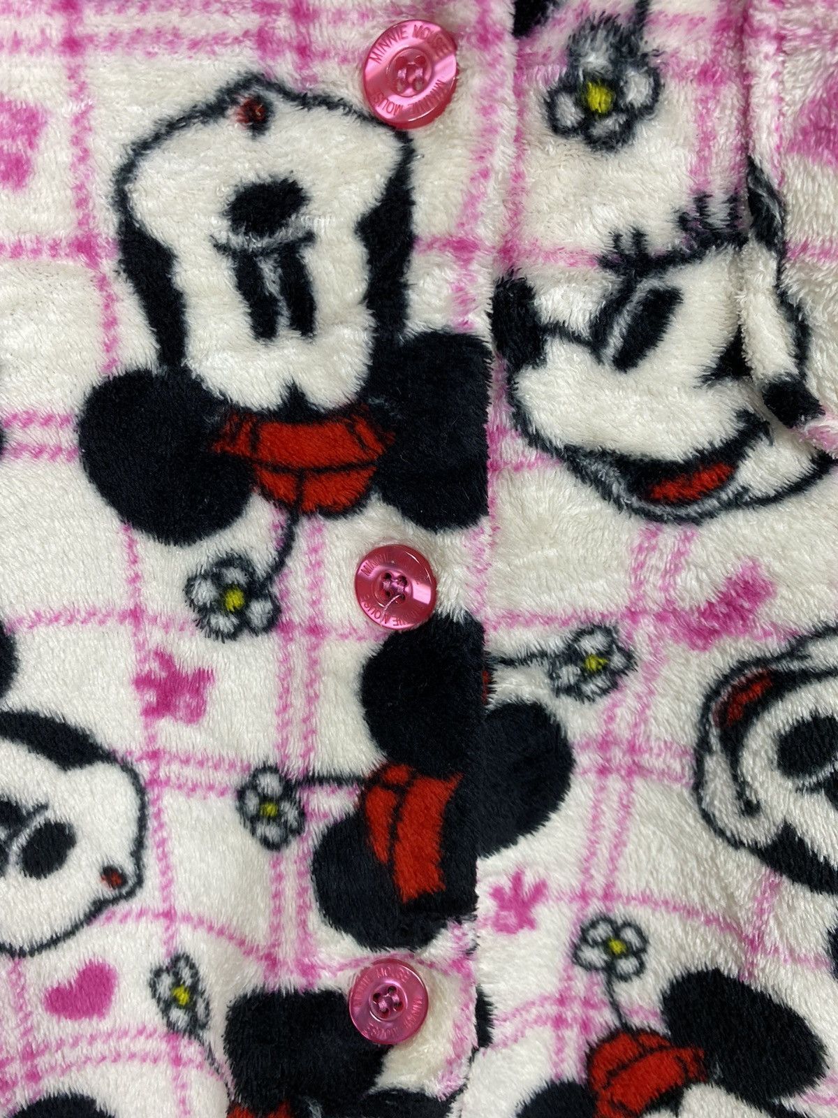 Cartoon Network × Disney × Mickey Mouse Minnie Mouse Full Print Fleese Sleeping Button Jacket Size US M / EU 48-50 / 2 - 9 Thumbnail