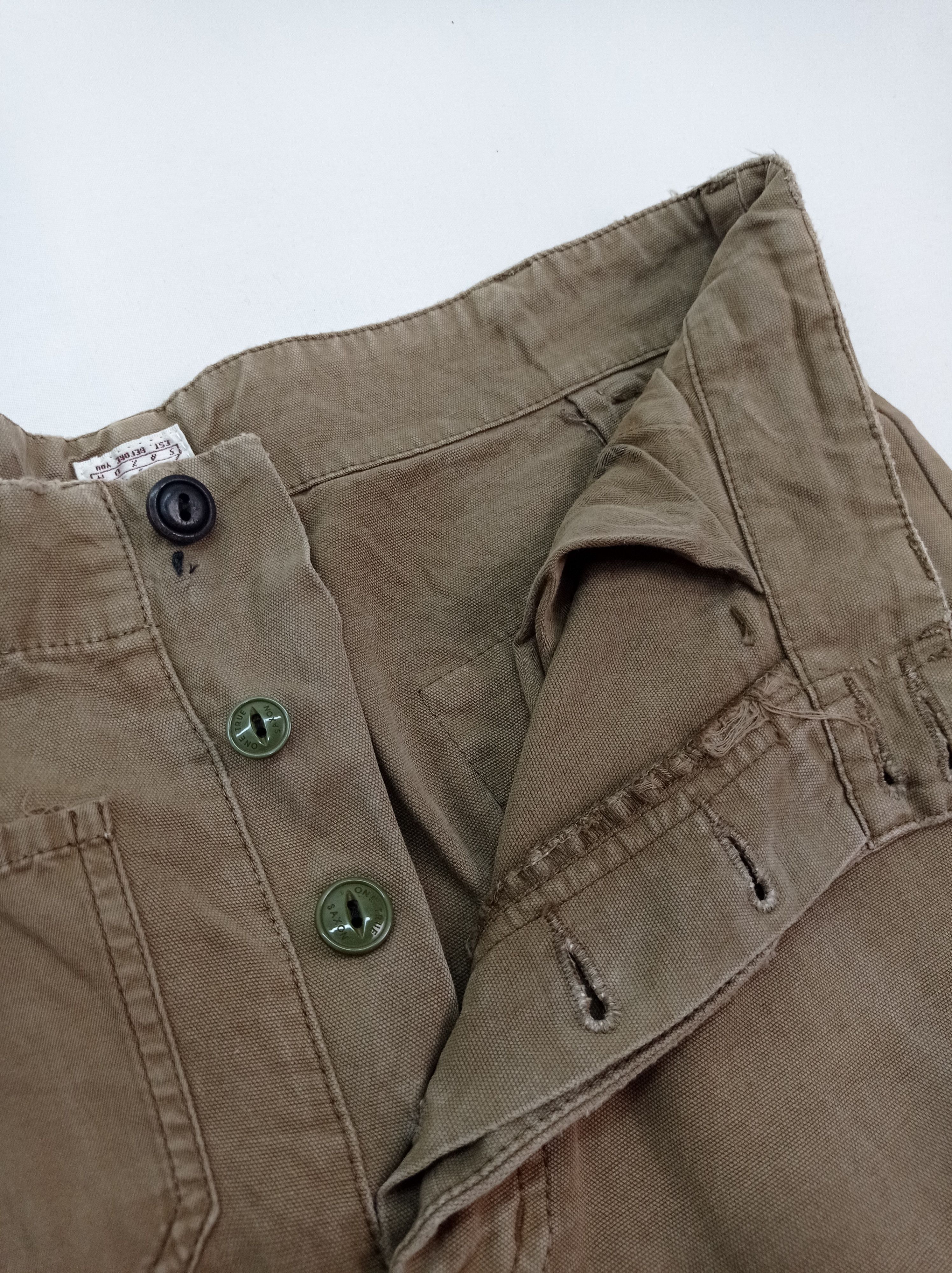 Japanese Brand Vintage One True Double Knee Workwear Pants Size US 32 / EU 48 - 4 Thumbnail
