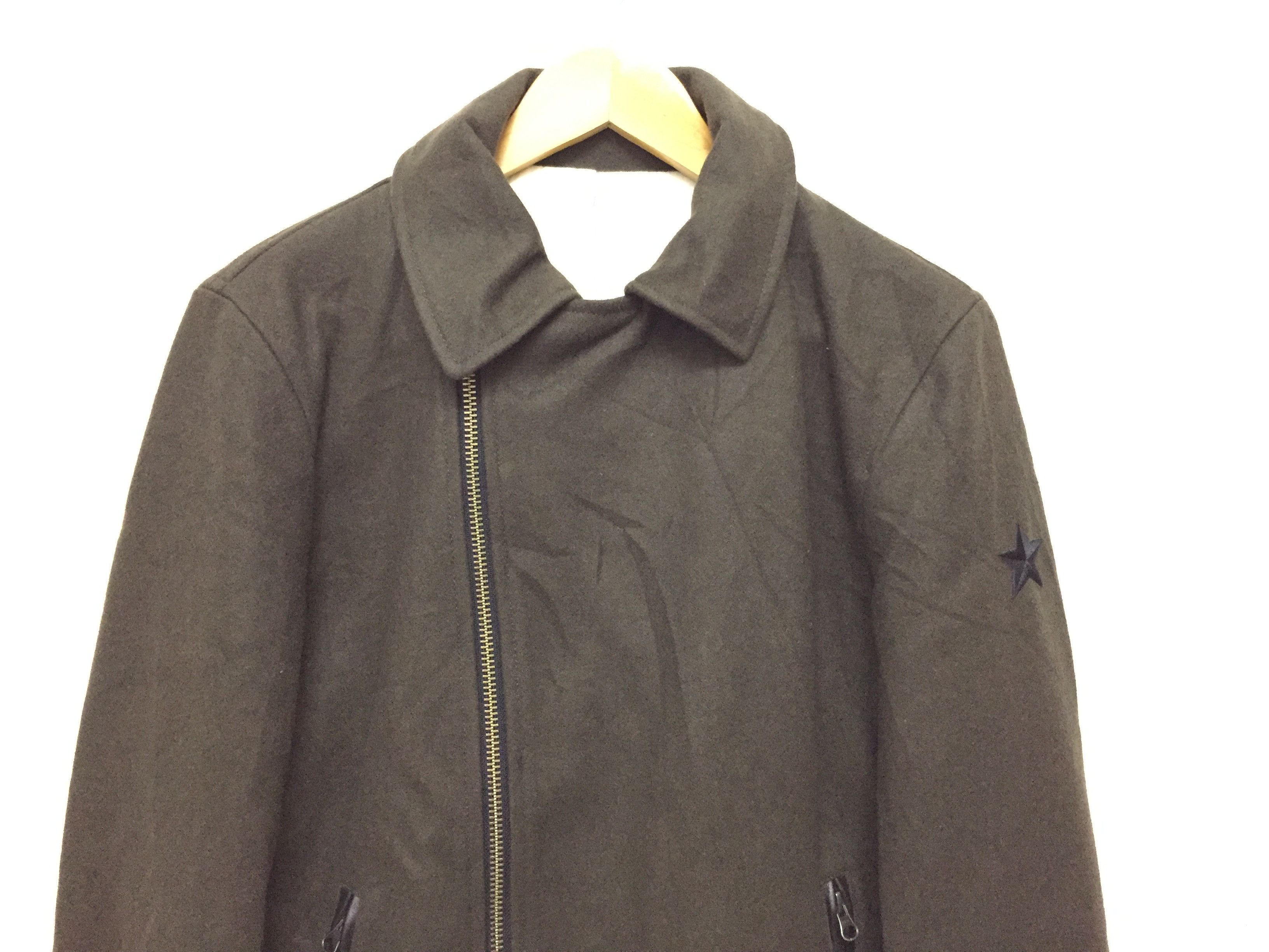 291295=Homme 291295= Homme Rider Asymmetrical rider wool jacket Size US M / EU 48-50 / 2 - 4 Thumbnail