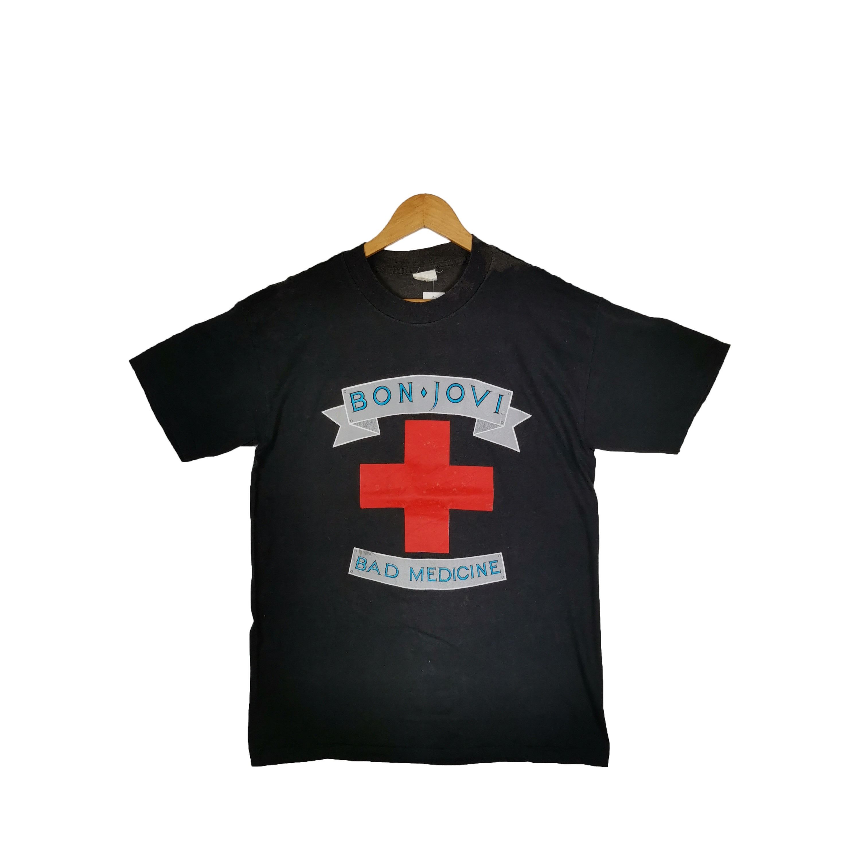 Band Tees Bon Jovi T shirt Bad Medicine The Boys are Back 56789 Size US M / EU 48-50 / 2 - 1 Thumbnail