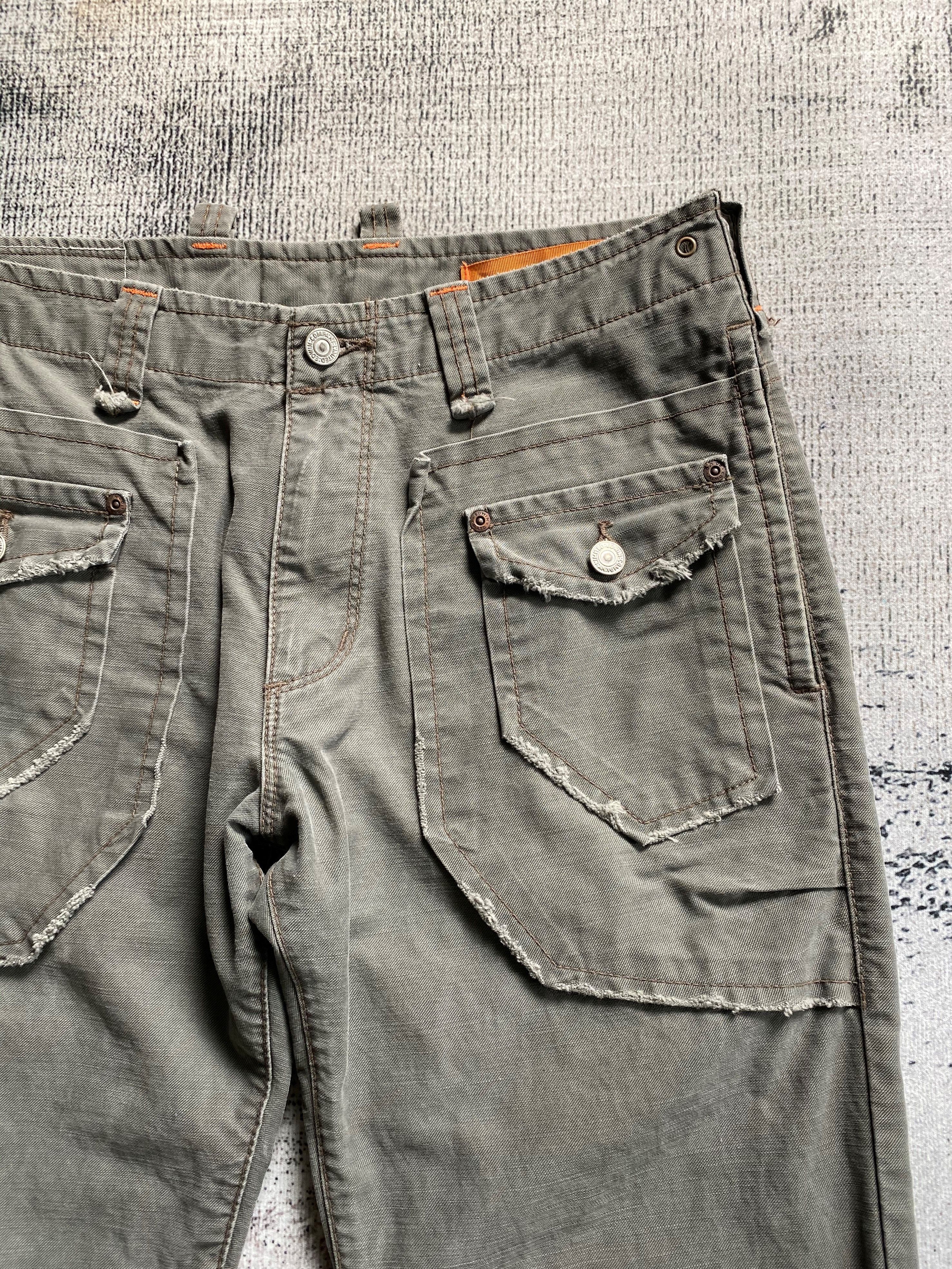 Japanese Brand SICKS💥Vintage Flare Edwin XV Utility Multi Pocket Bondage Size US 30 / EU 46 - 5 Thumbnail