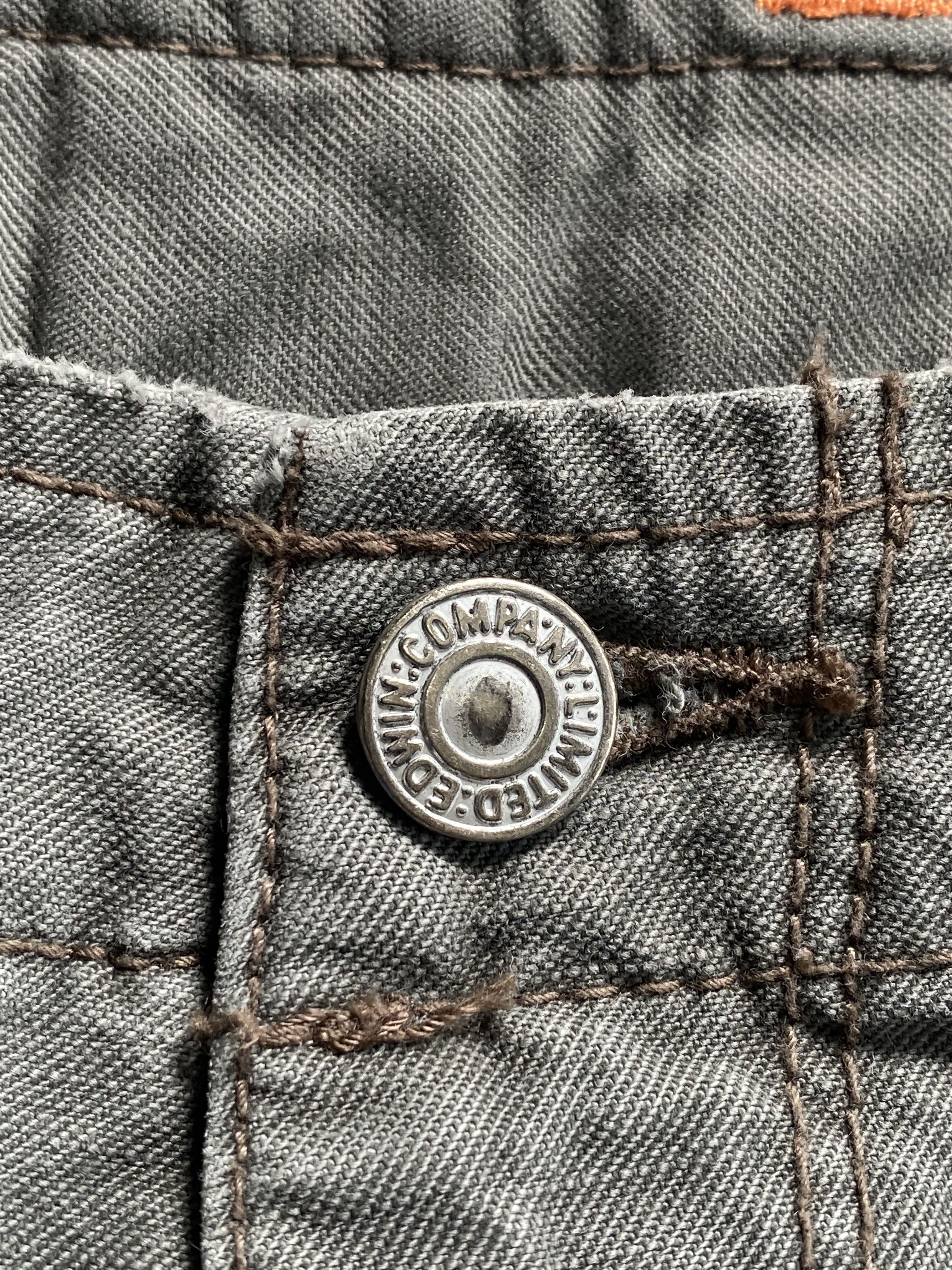 Japanese Brand SICKS💥Vintage Flare Edwin XV Utility Multi Pocket Bondage Size US 30 / EU 46 - 7 Thumbnail