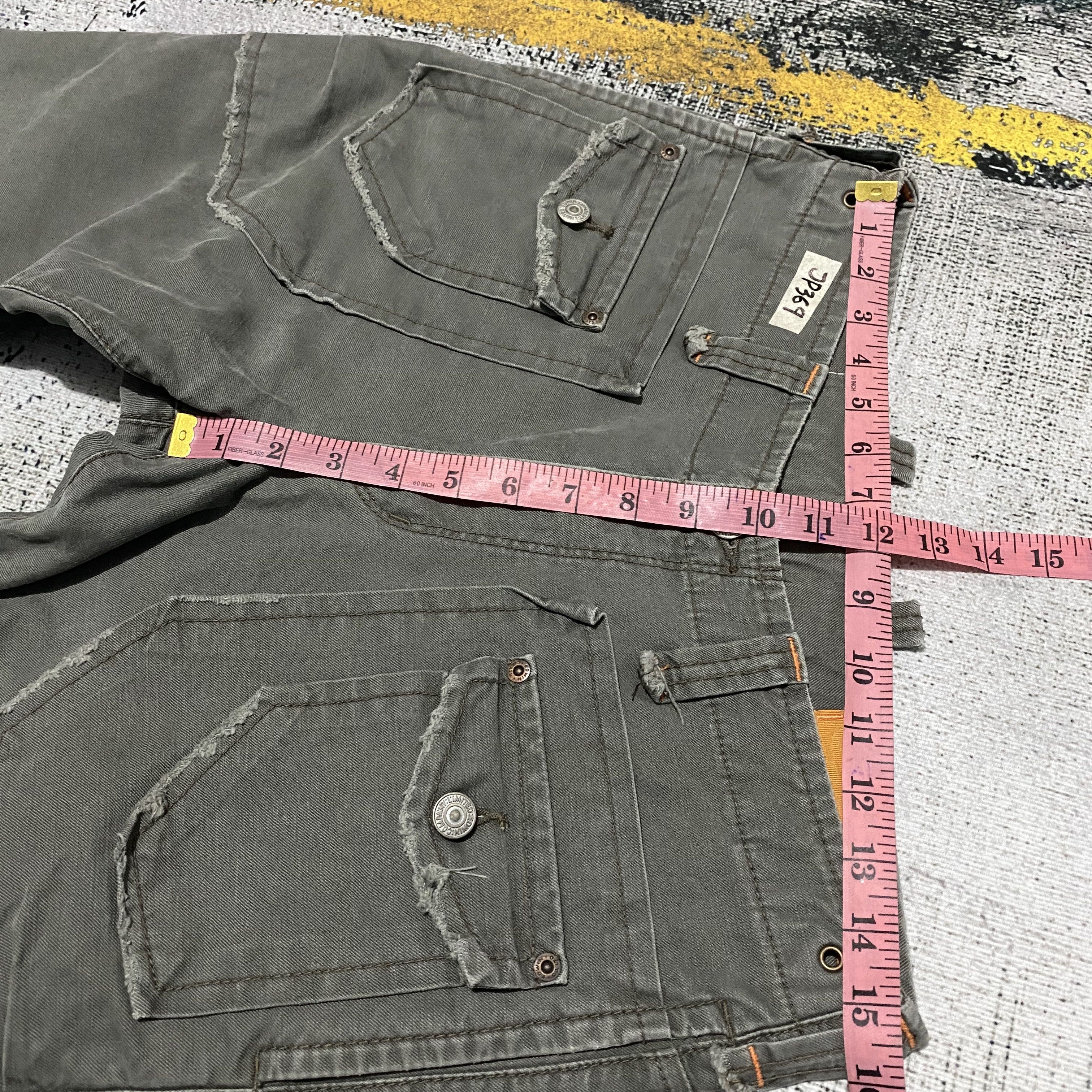 Japanese Brand SICKS💥Vintage Flare Edwin XV Utility Multi Pocket Bondage Size US 30 / EU 46 - 18 Thumbnail