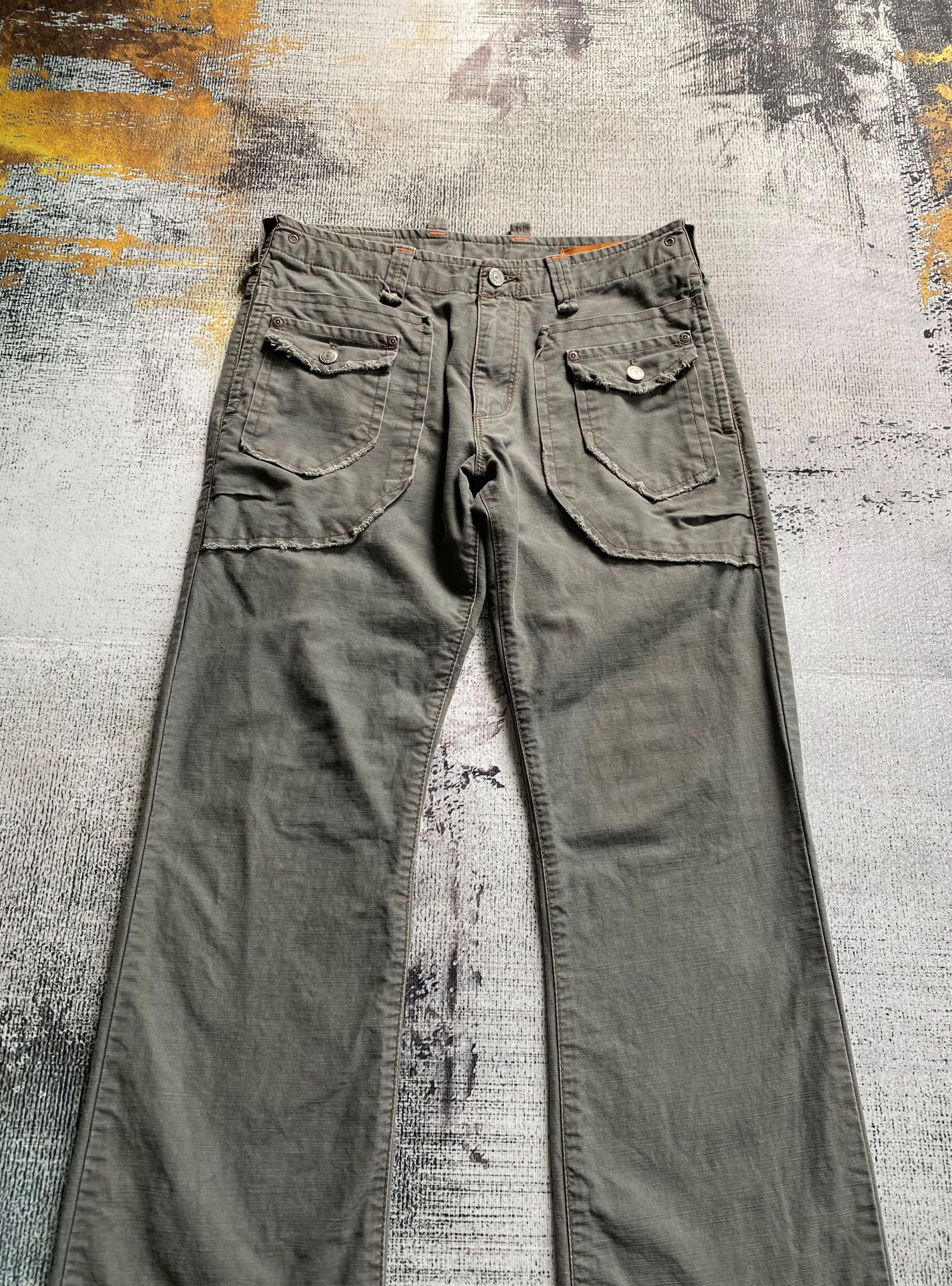 Japanese Brand SICKS💥Vintage Flare Edwin XV Utility Multi Pocket Bondage Size US 30 / EU 46 - 3 Thumbnail