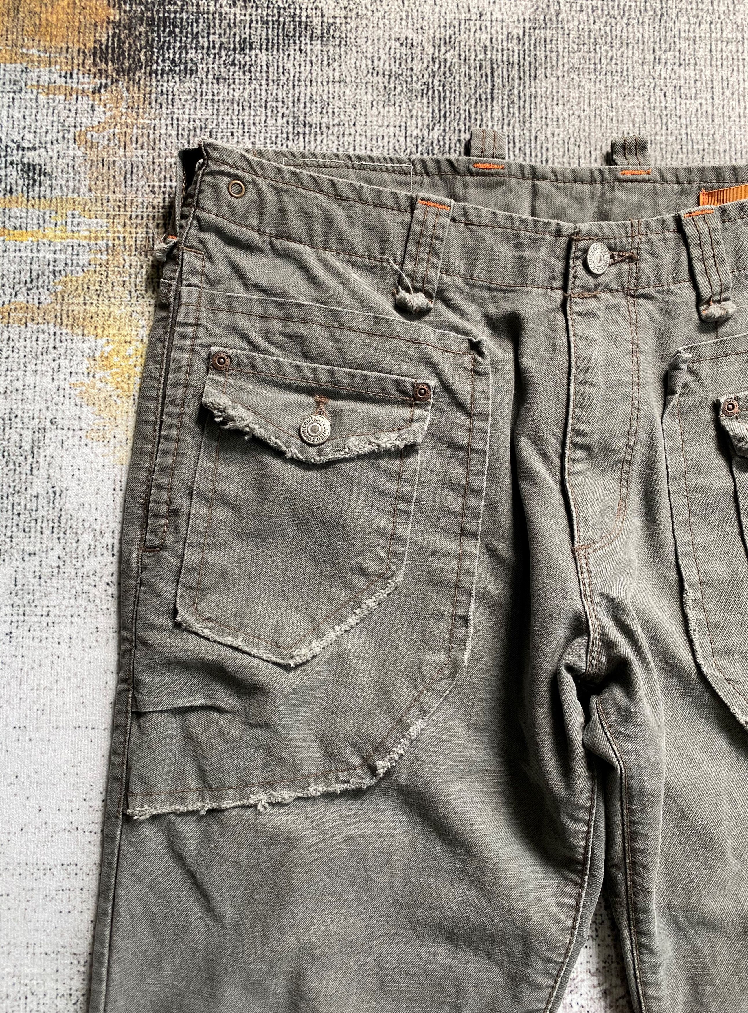 Japanese Brand SICKS💥Vintage Flare Edwin XV Utility Multi Pocket Bondage Size US 30 / EU 46 - 4 Thumbnail