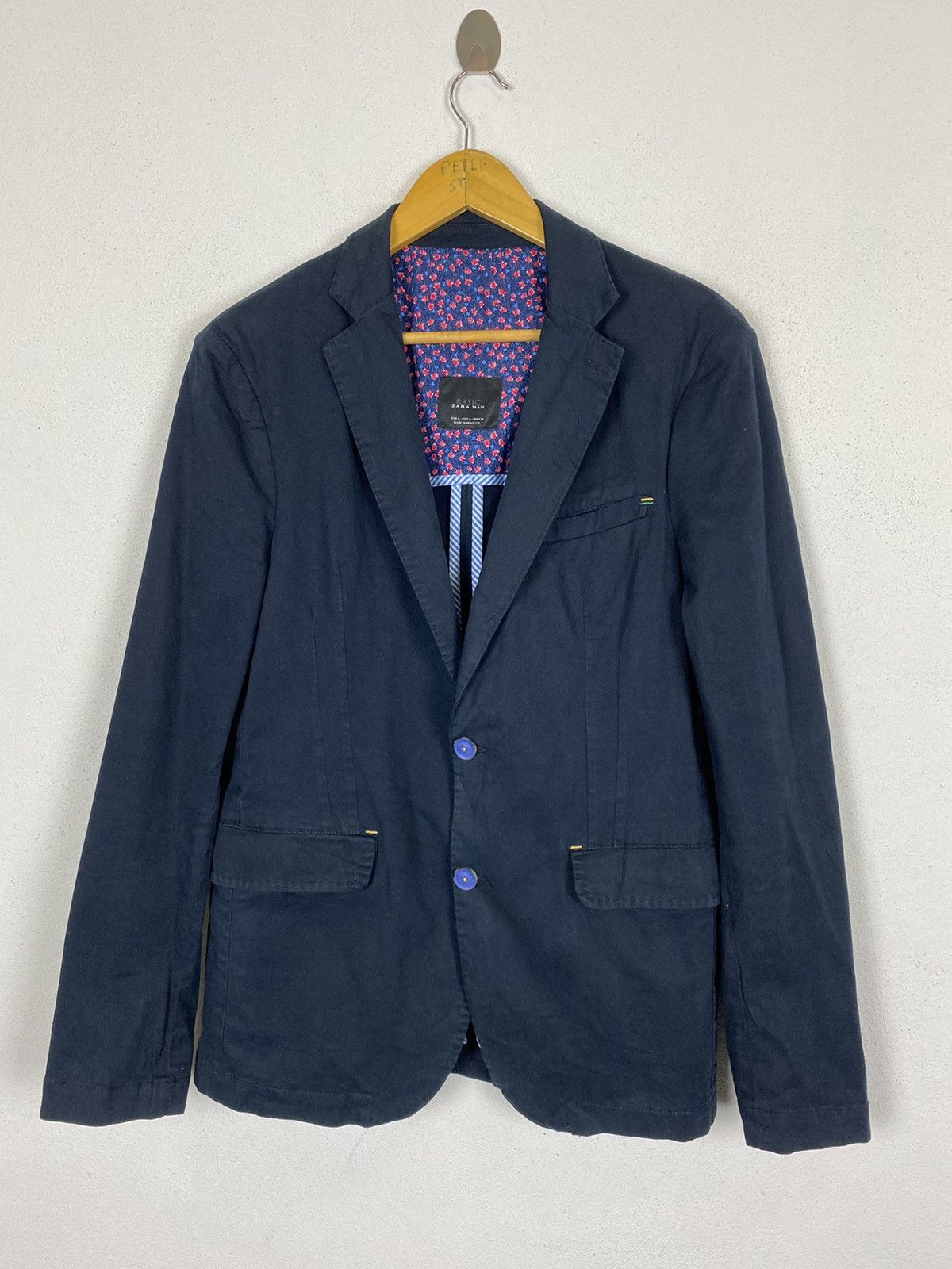 Zara ZARA MAN BASIC COTTON JACKET Size US L / EU 52-54 / 3 - 2 Thumbnail