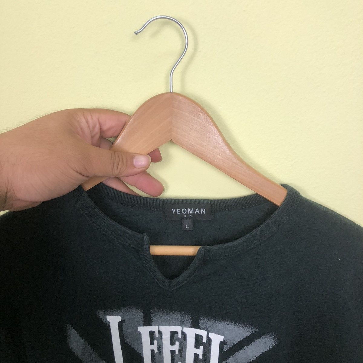 Japanese Brand Round Neck T-Shirt YEOMAN Japanese Brand Size US L / EU 52-54 / 3 - 3 Thumbnail