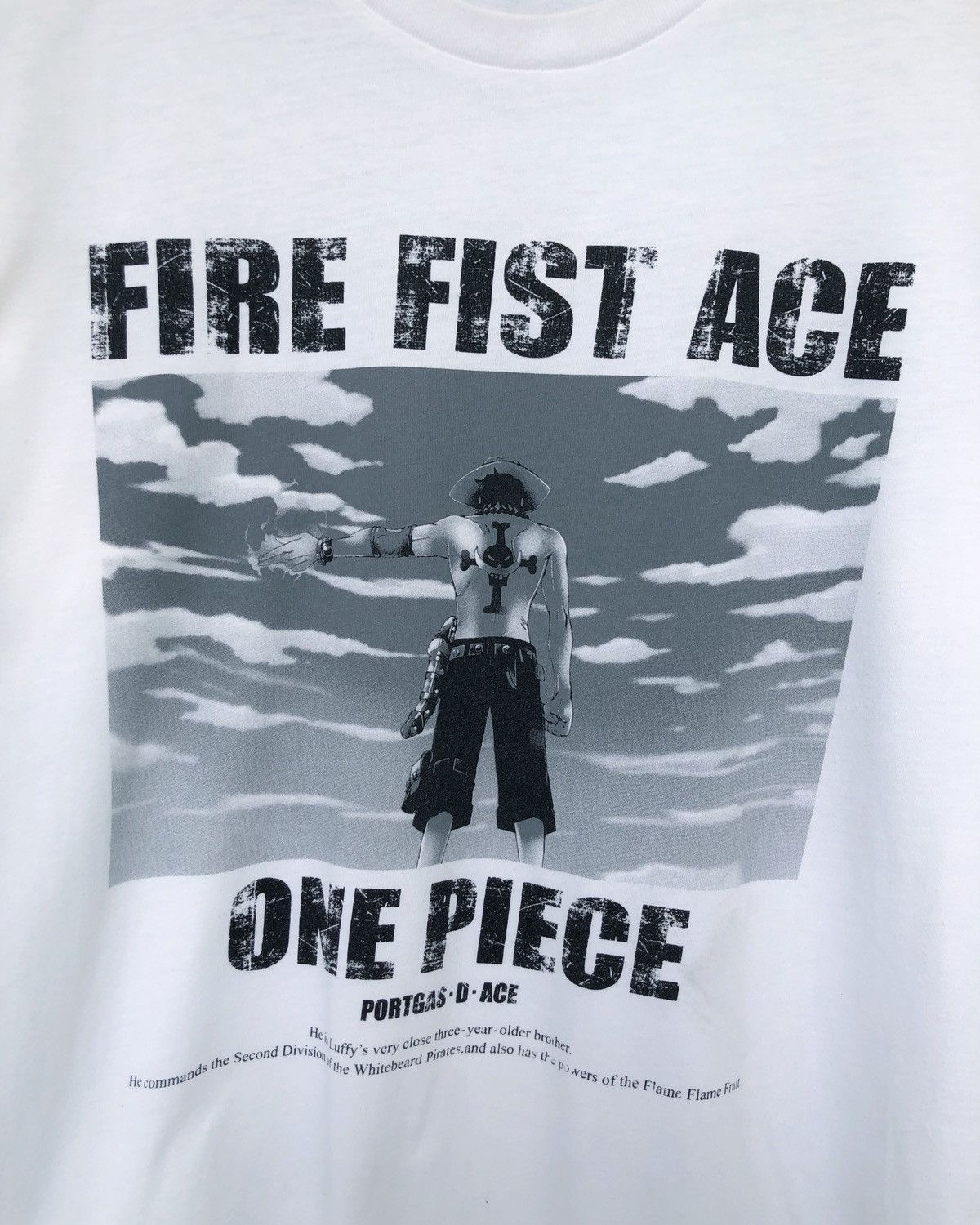 Japanese Brand × One Piece × Uniqlo Rare One Piece X Uniqlo Portgas D Ace Tee Size US M / EU 48-50 / 2 - 3 Thumbnail
