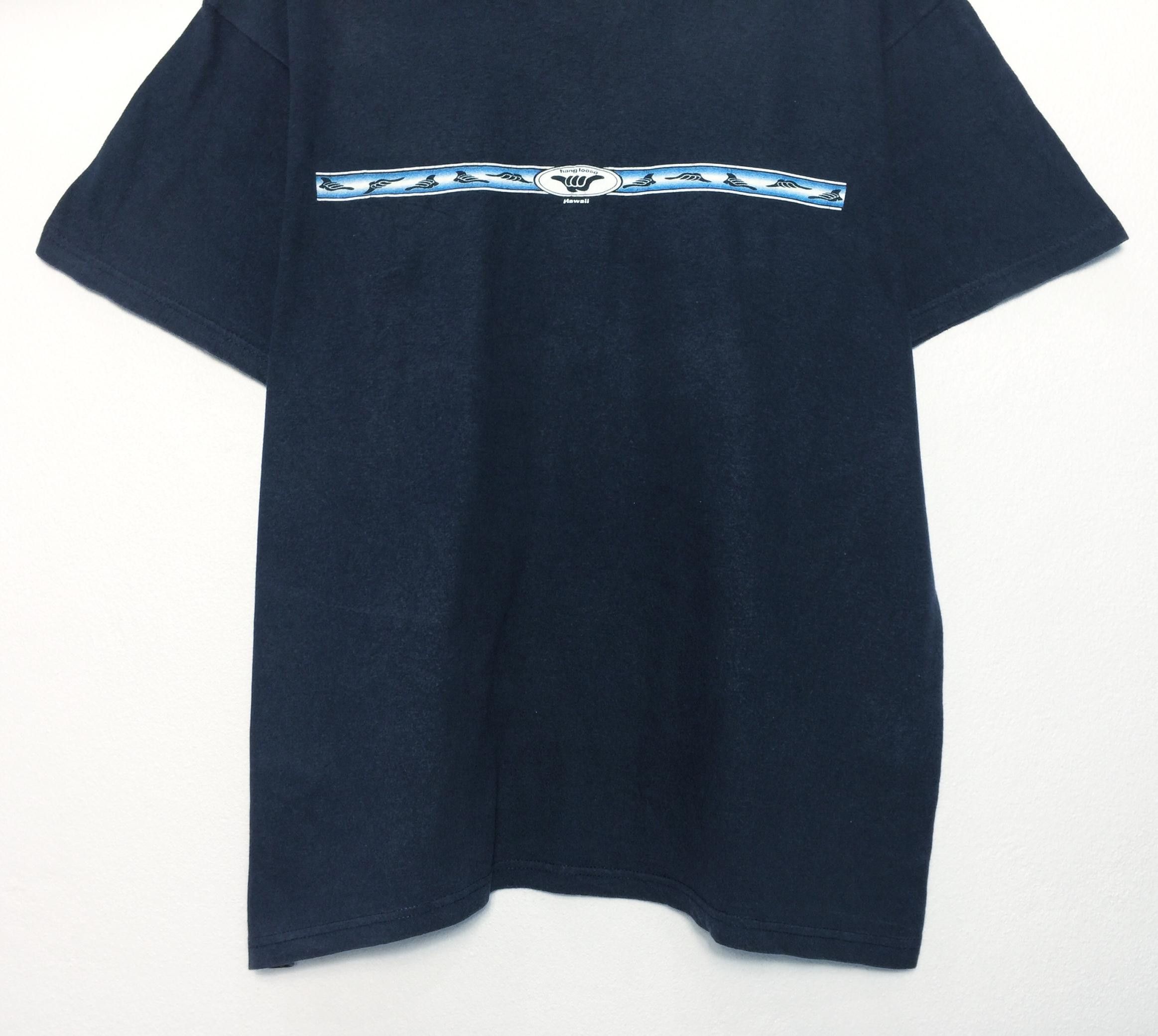 Anvil × Vintage Rare Vintage Hang Loose Hawaii Tees Size US L / EU 52-54 / 3 - 5 Thumbnail