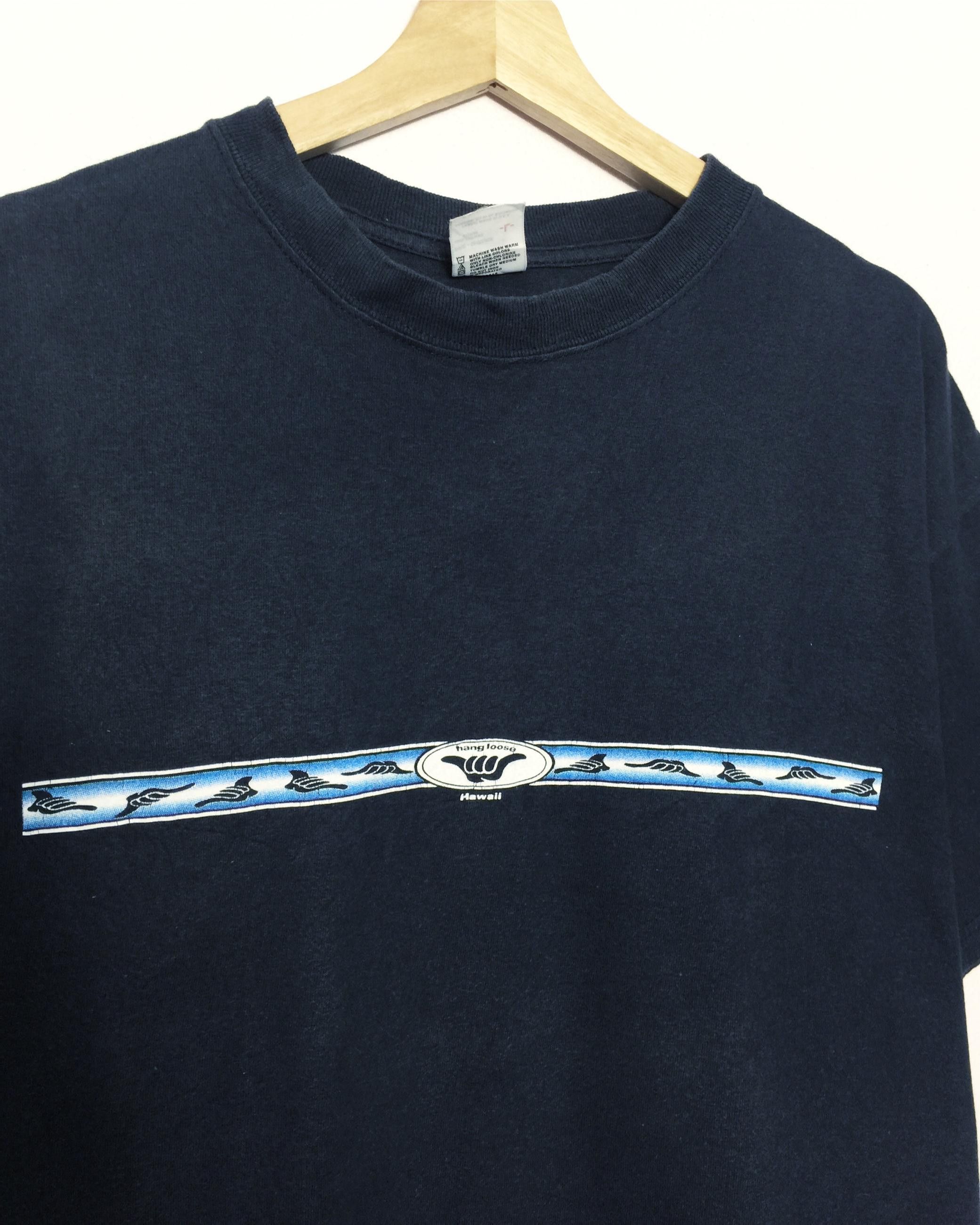 Anvil × Vintage Rare Vintage Hang Loose Hawaii Tees Size US L / EU 52-54 / 3 - 3 Thumbnail