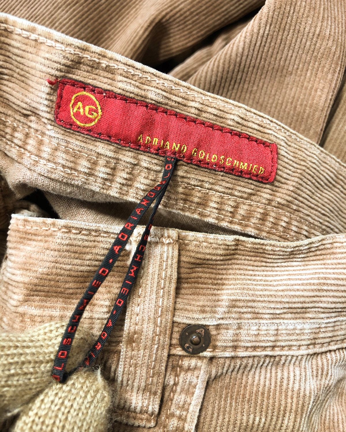 AG Adriano Goldschmied AG Adriano Goldschmied The Hero Corduroy Jeans Made in USA Size US 32 / EU 48 - 13 Thumbnail