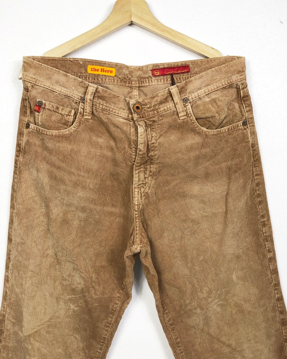AG Adriano Goldschmied AG Adriano Goldschmied The Hero Corduroy Jeans Made in USA Size US 32 / EU 48 - 2 Thumbnail